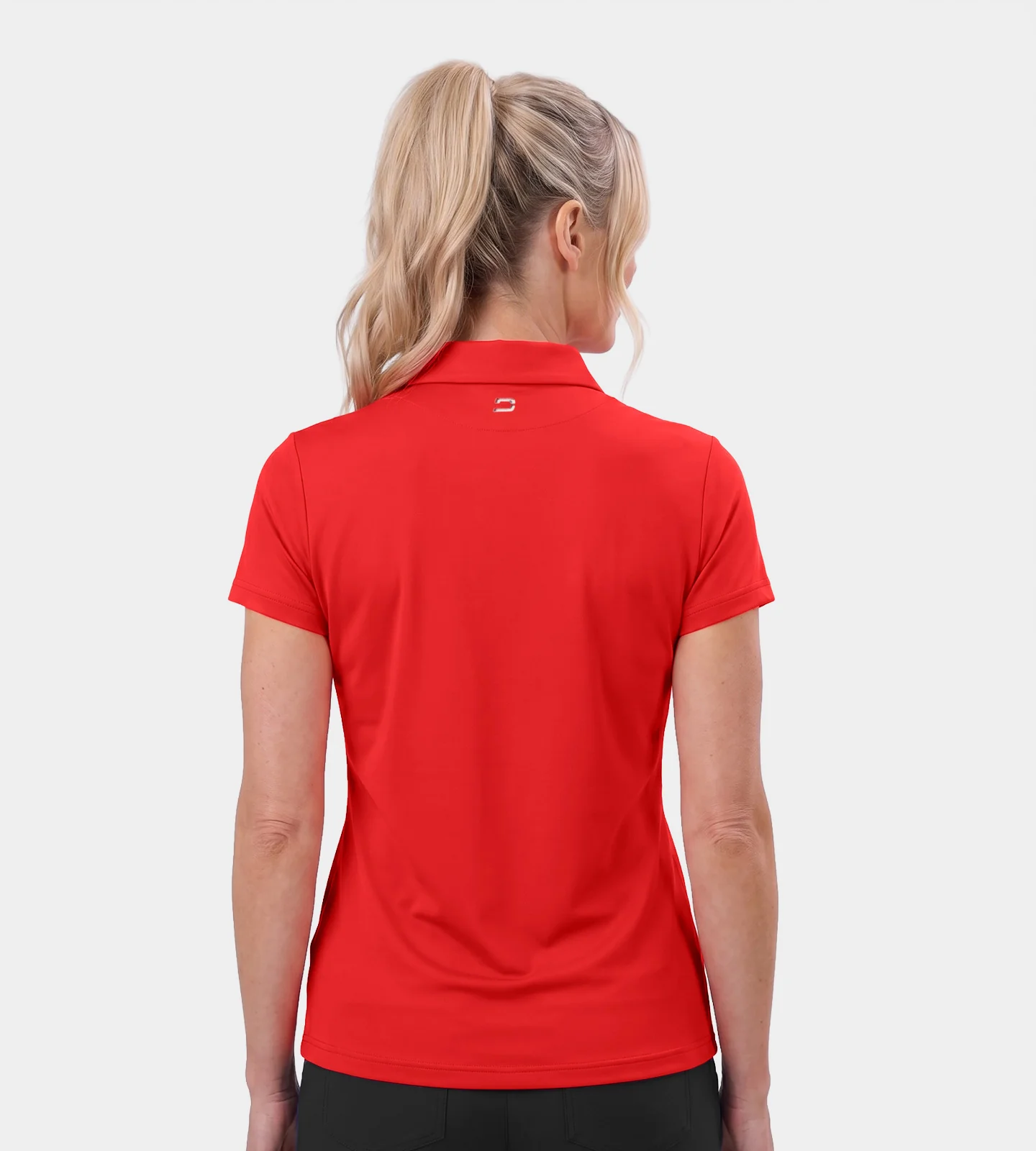LADIES ELITE POLO - RED - Image 2