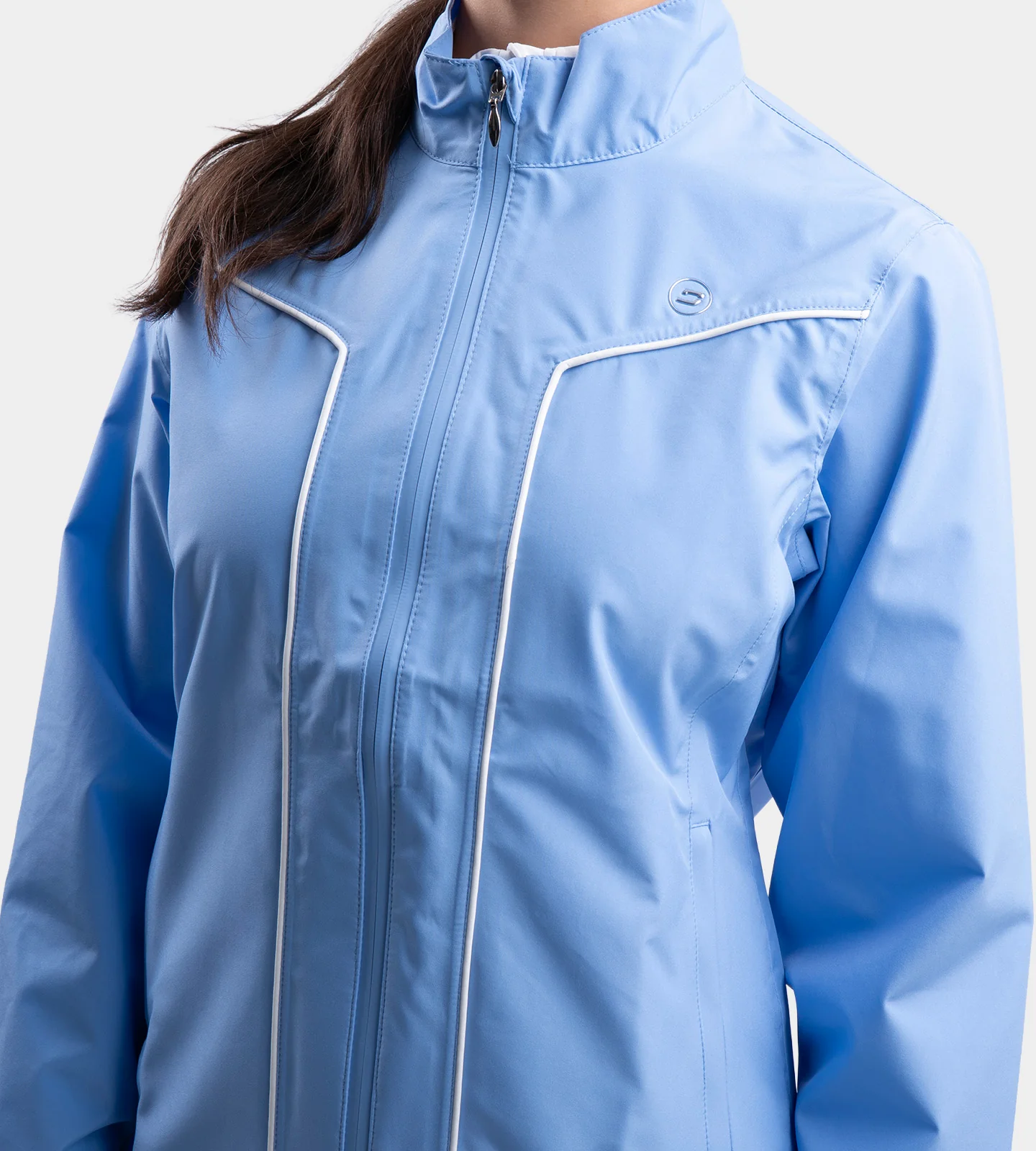 LADIES ESCAPADE RAIN JACKET - BLUE - Image 2