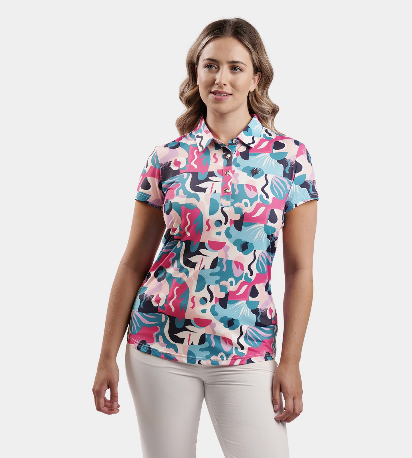 LADIES EXOTIC POLO - PINK