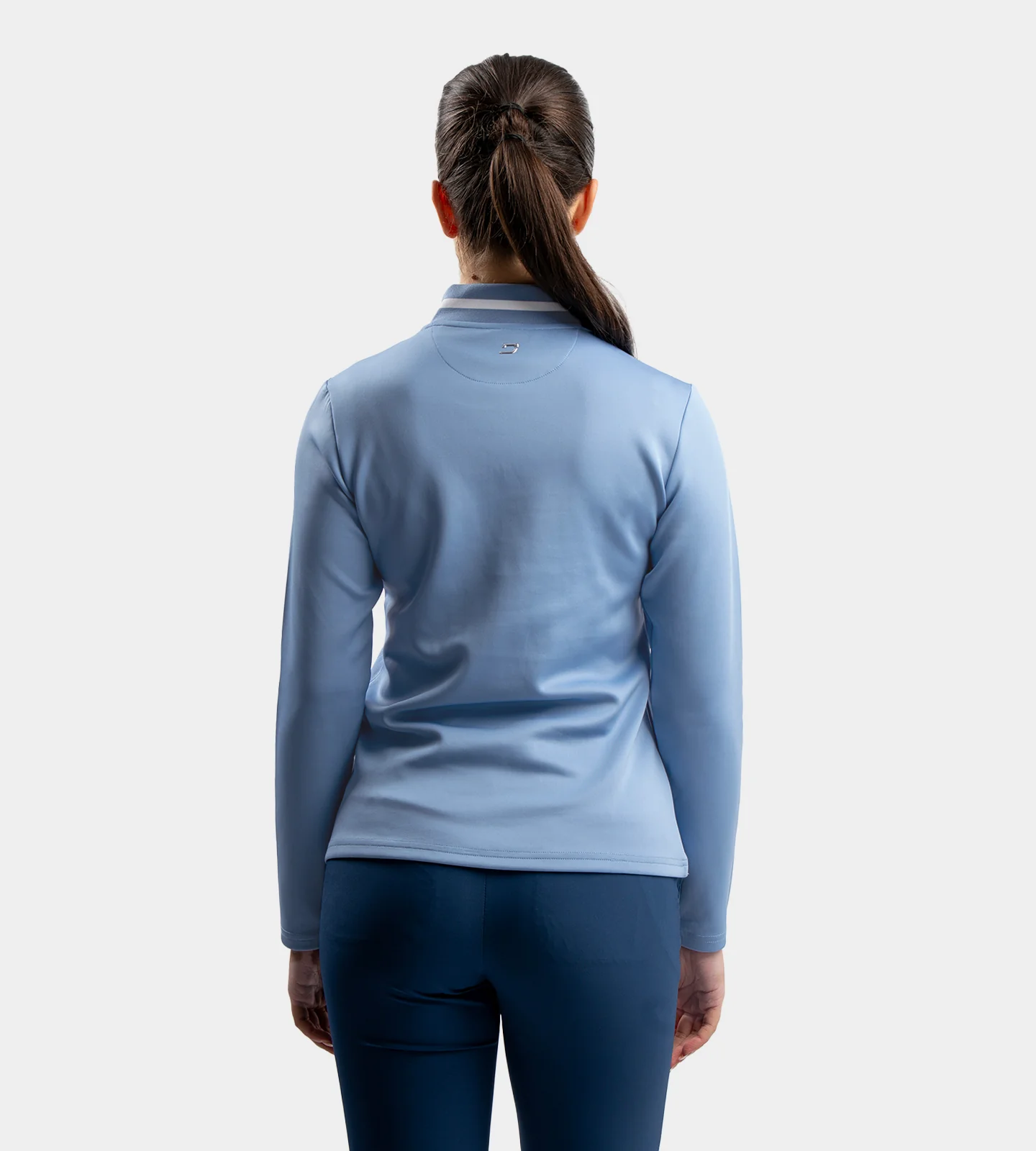 LADIES FAIRWAY FLEX MIDLAYER - DENIM - Image 5