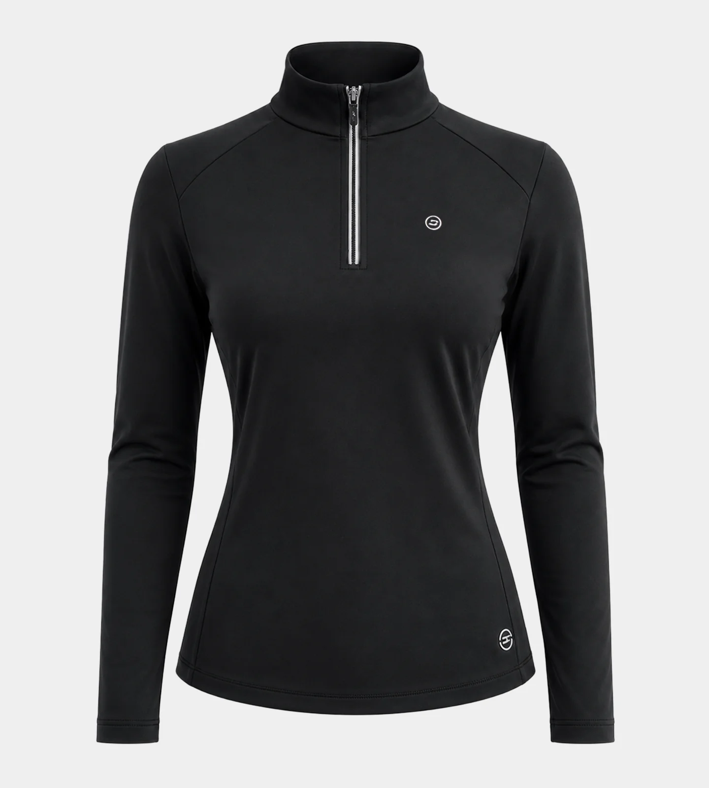LADIES GALACTIC MIDLAYER - BLACK - Image 4