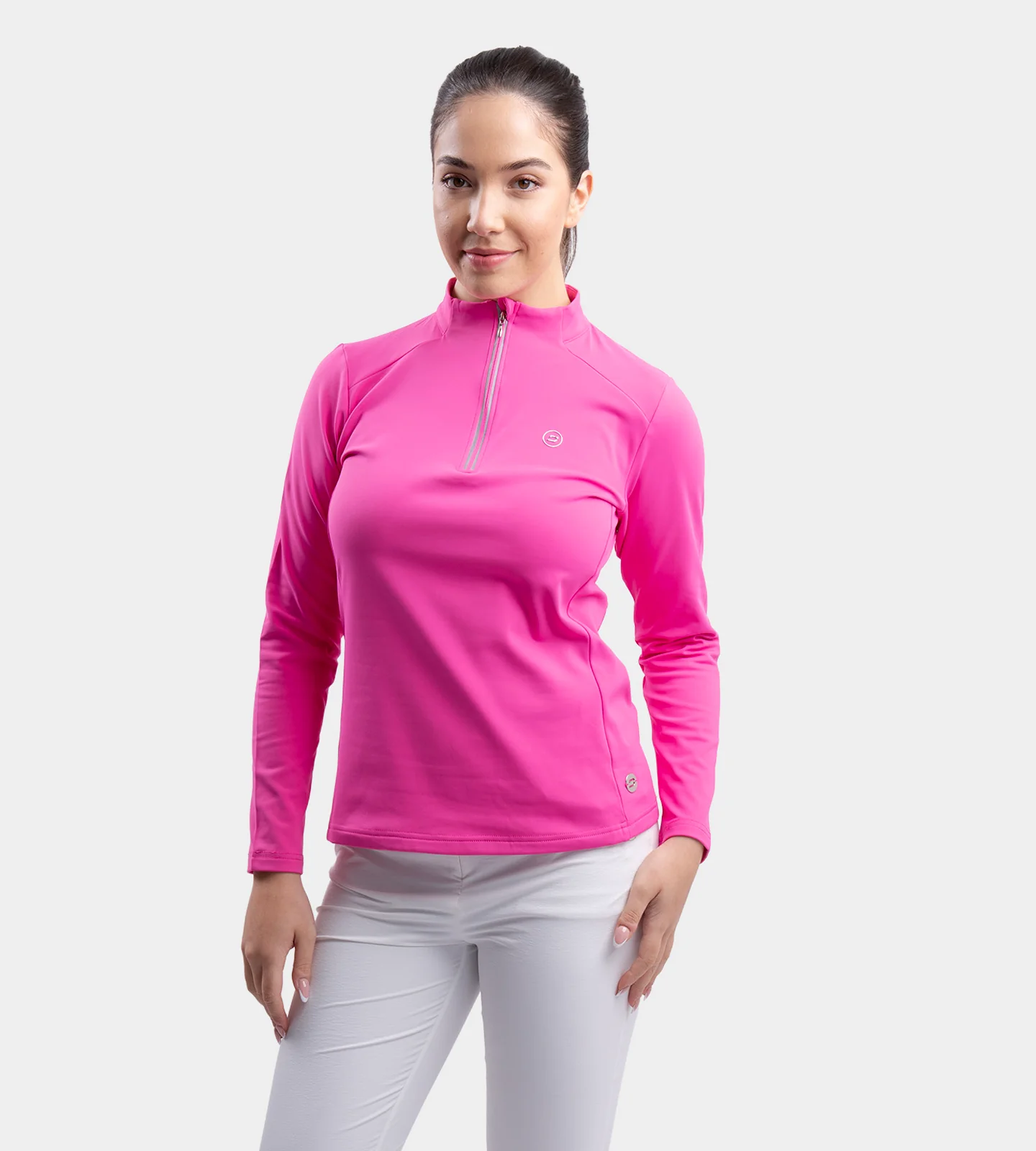 LADIES GALACTIC MIDLAYER - PINK