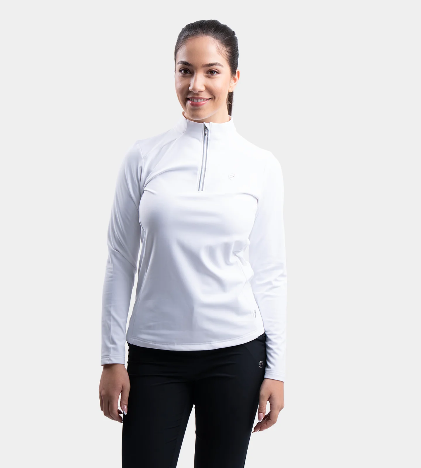 LADIES GALACTIC MIDLAYER - WHITE