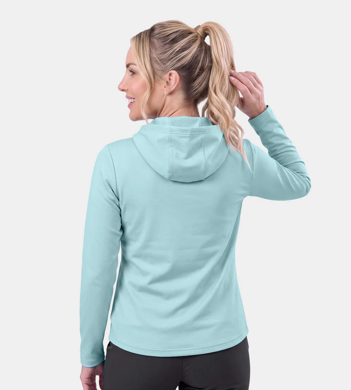 LADIES HESSIE HOODIE - MINT - Image 2