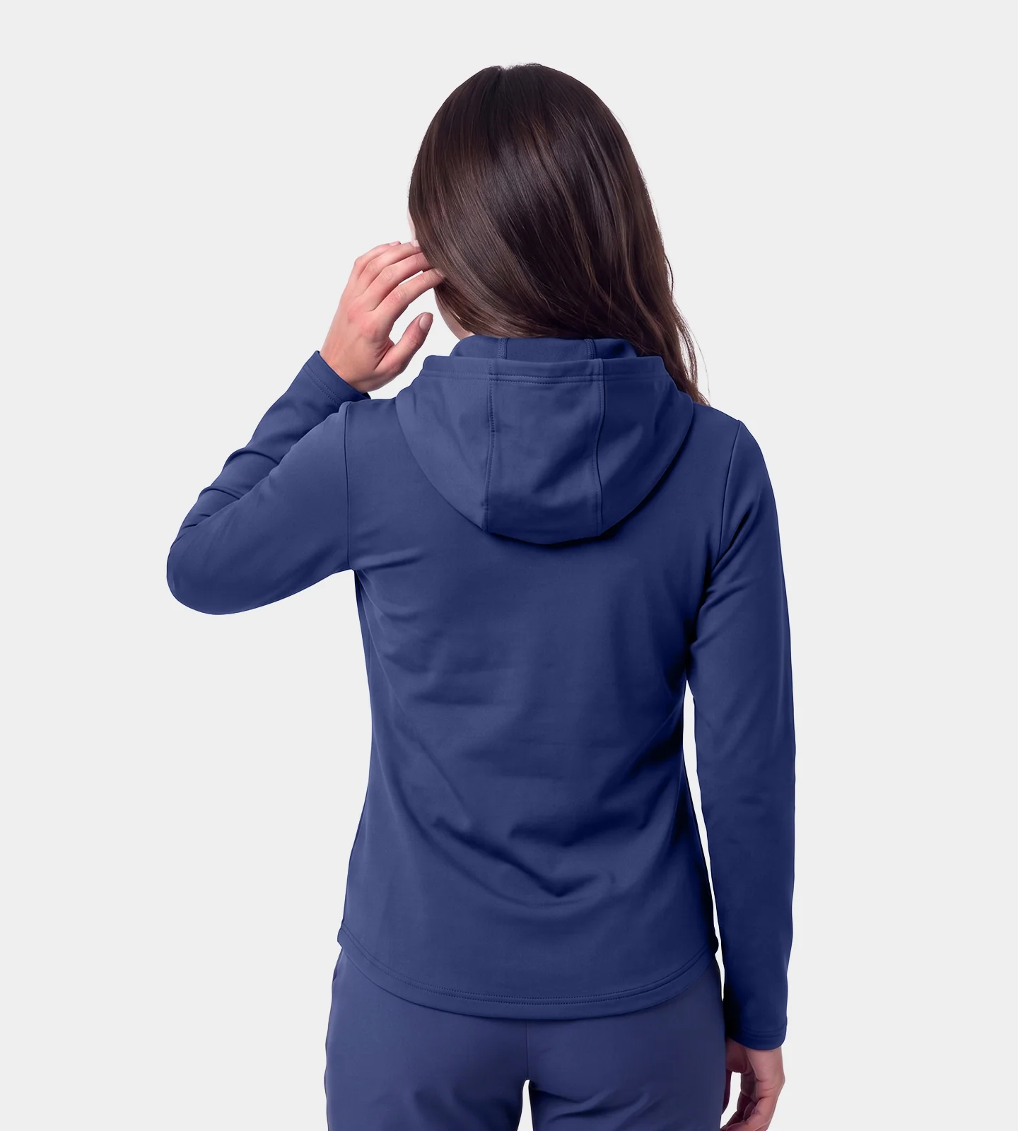 LADIES HESSIE HOODIE - NAVY - Image 2