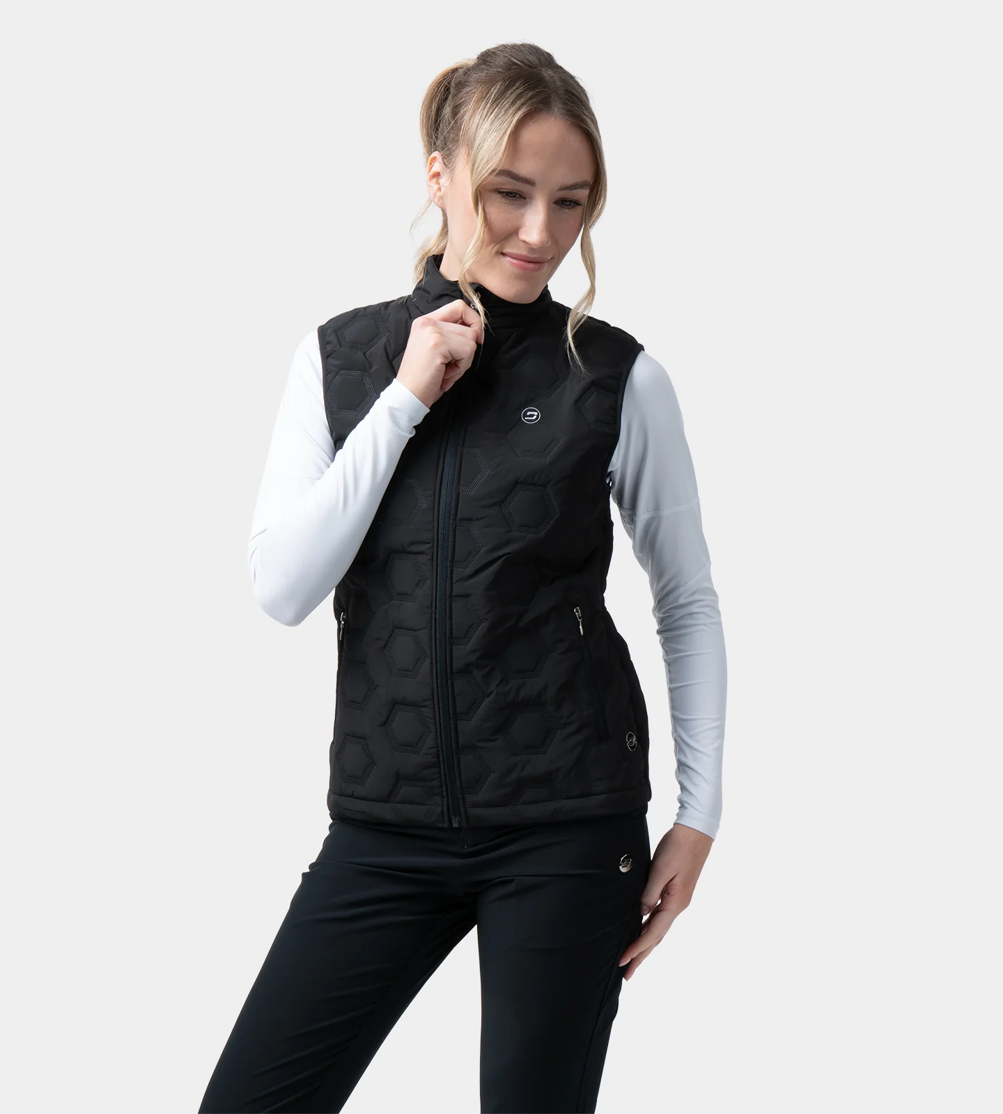 LADIES HEXA PERFORMANCE GILET - BLACK