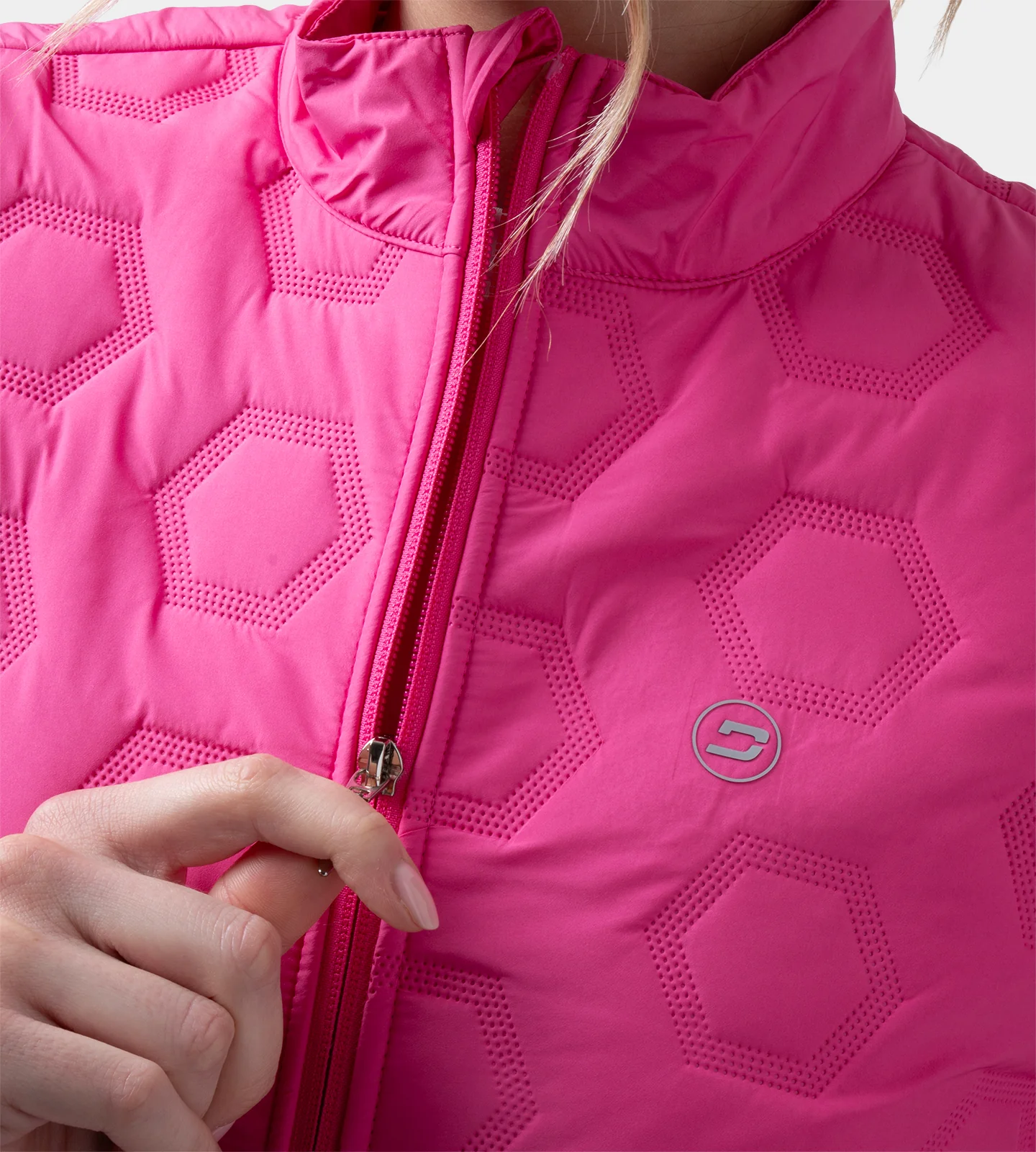 LADIES HEXA PERFORMANCE JACKET - BRIGHT PINK - Image 3