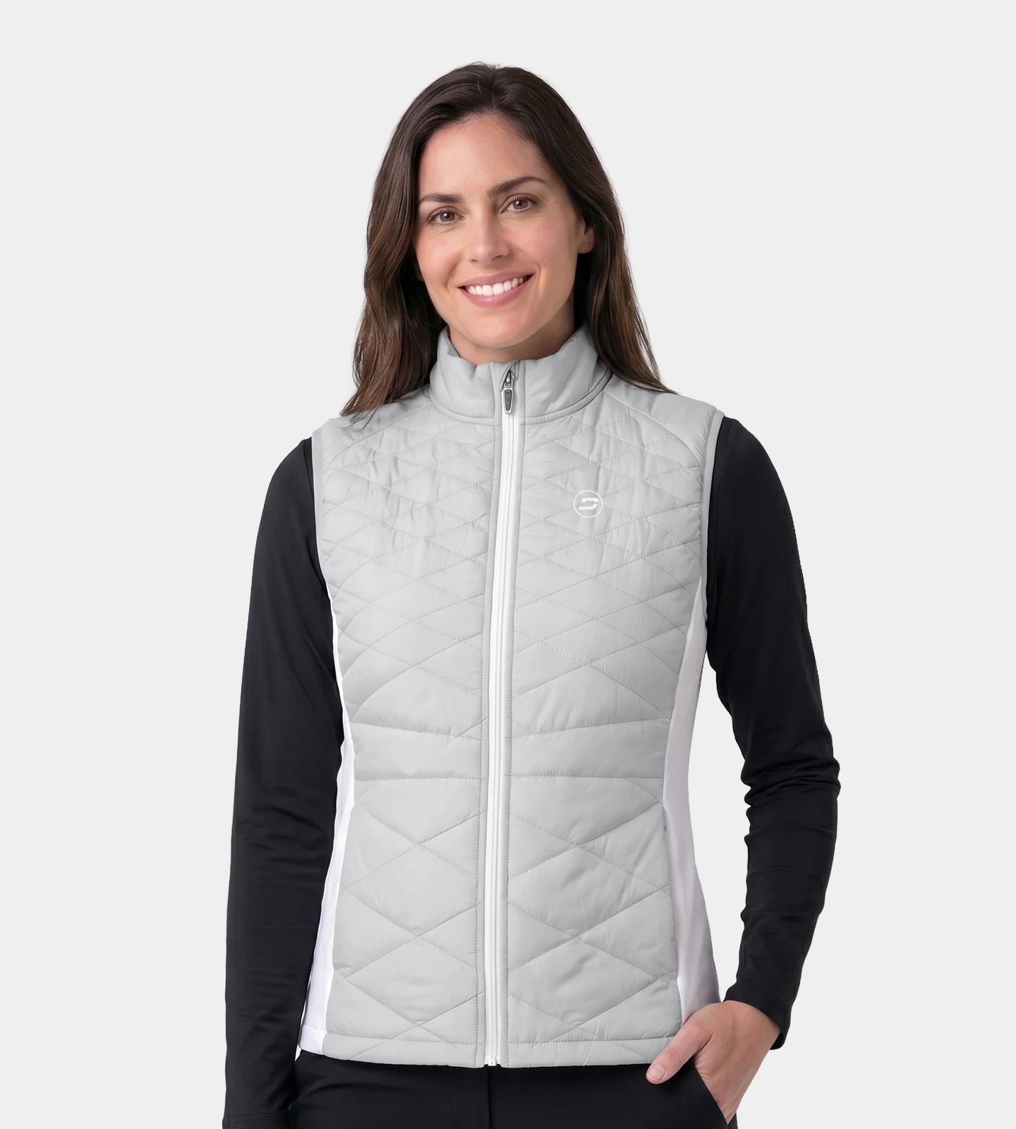 LADIES KATIE GILET - GREY