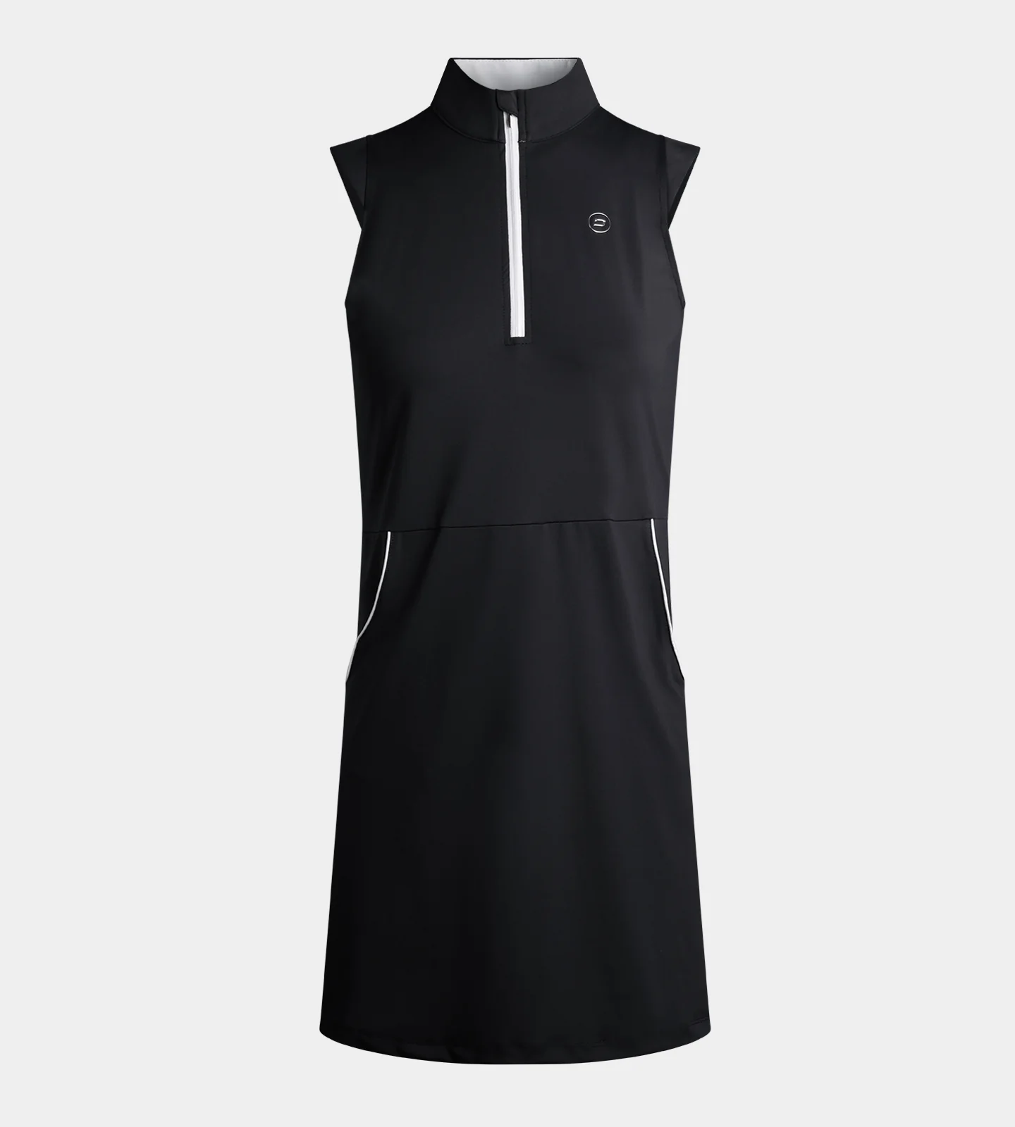 LADIES LUXE CAP DRESS - BLACK - Image 7