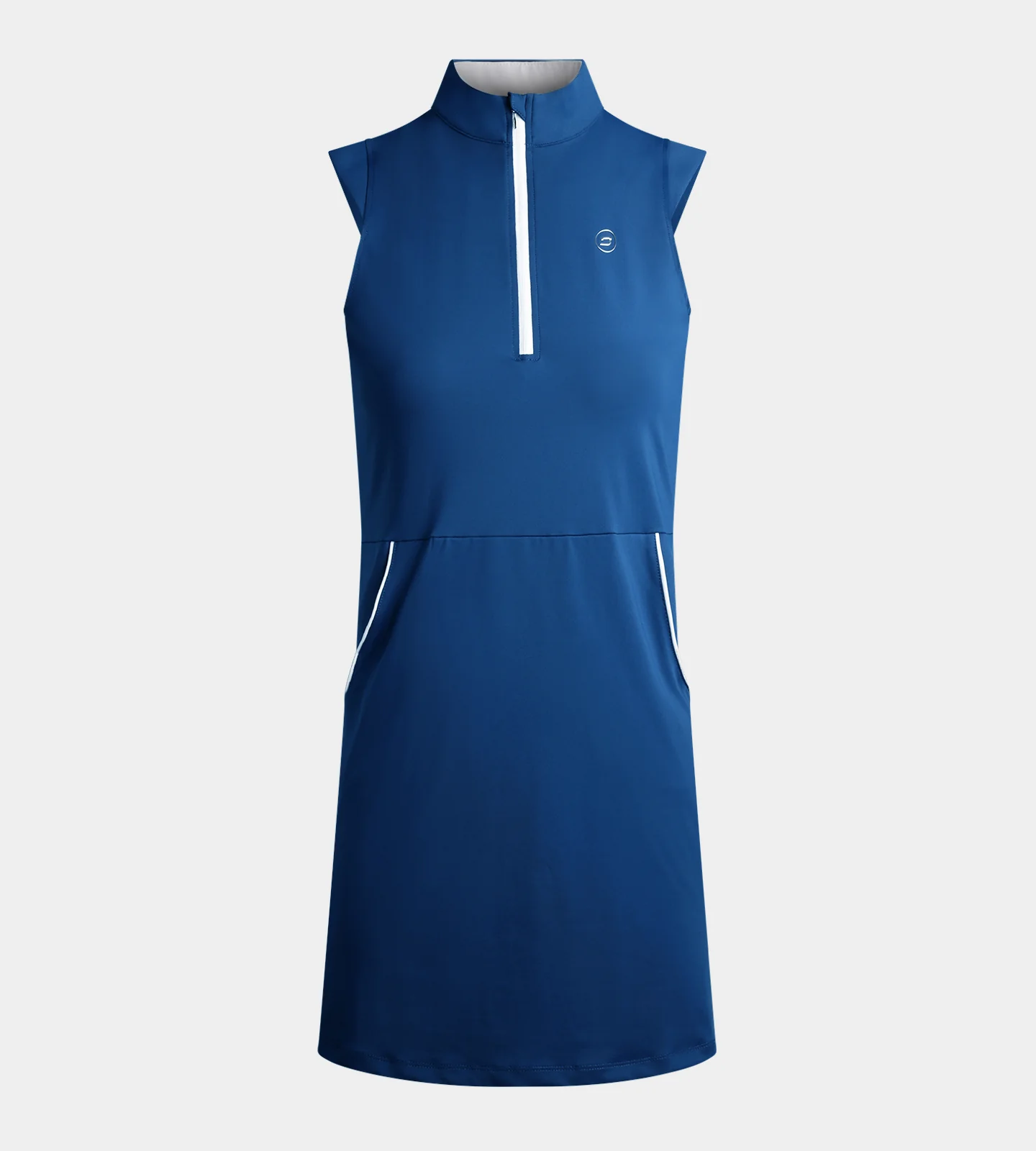 LADIES LUXE CAP DRESS - NAVY - Image 7