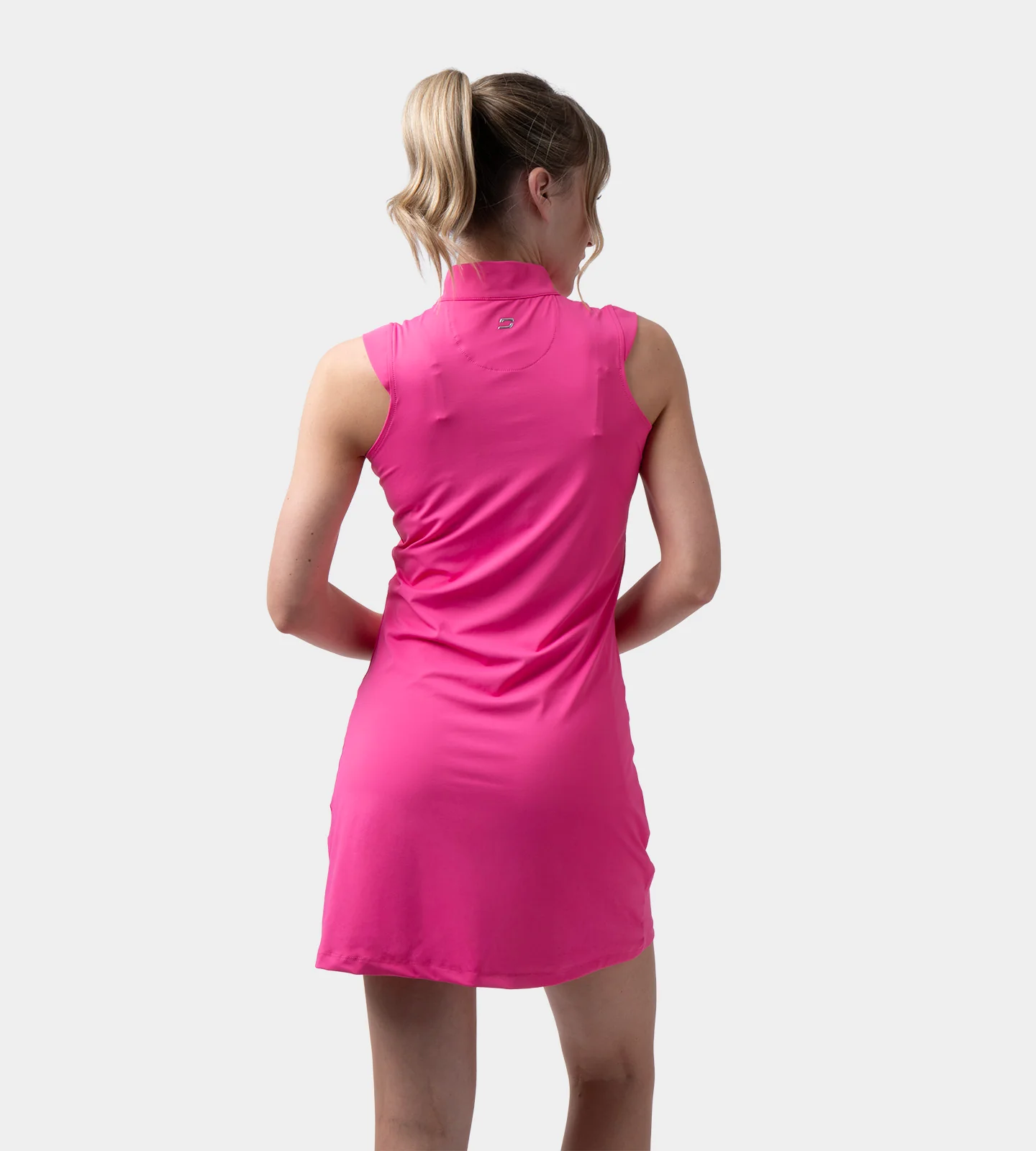 LADIES LUXE CAP DRESS - PINK - Image 2