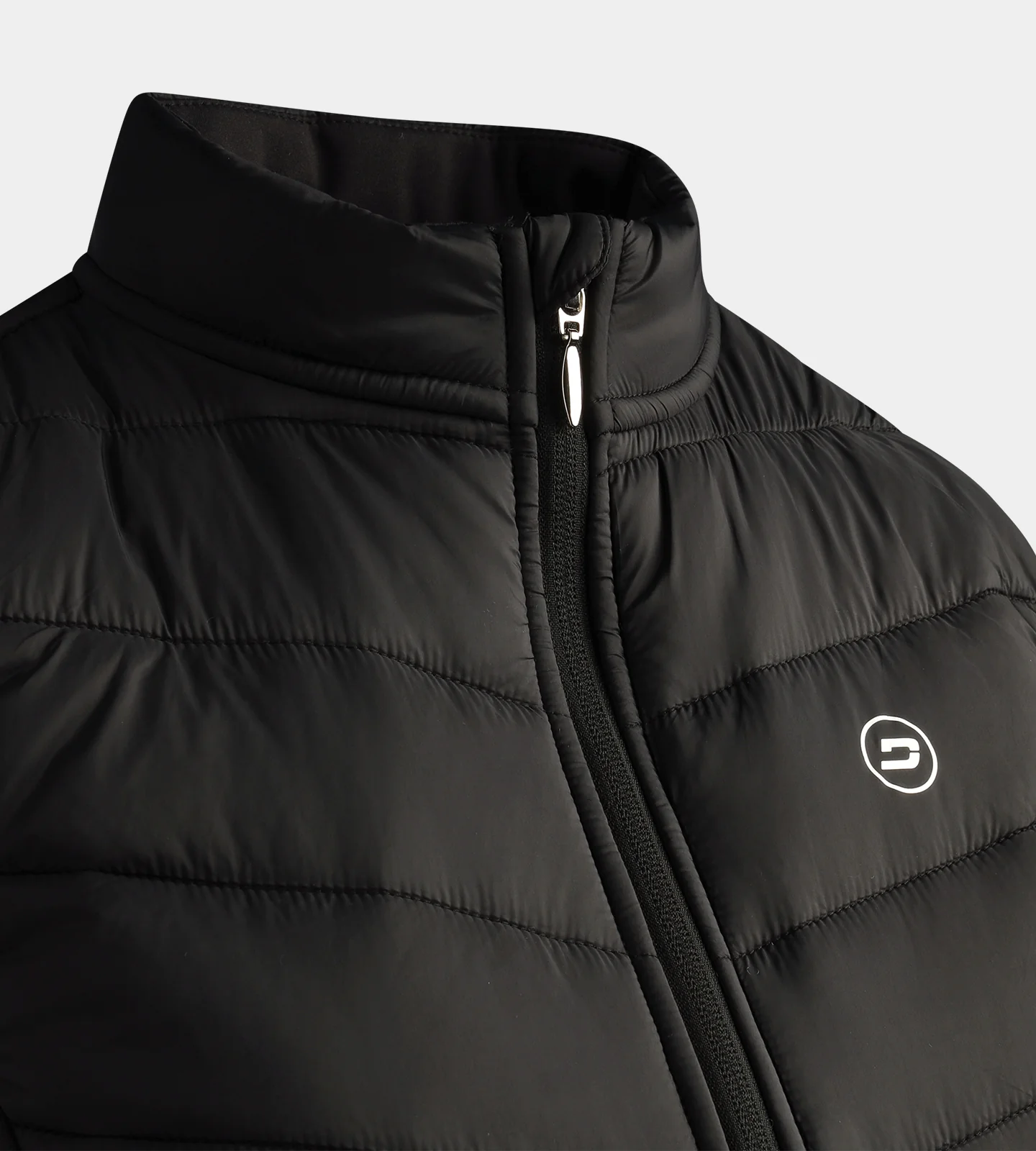 LADIES PANAMA GILET - BLACK - Image 3