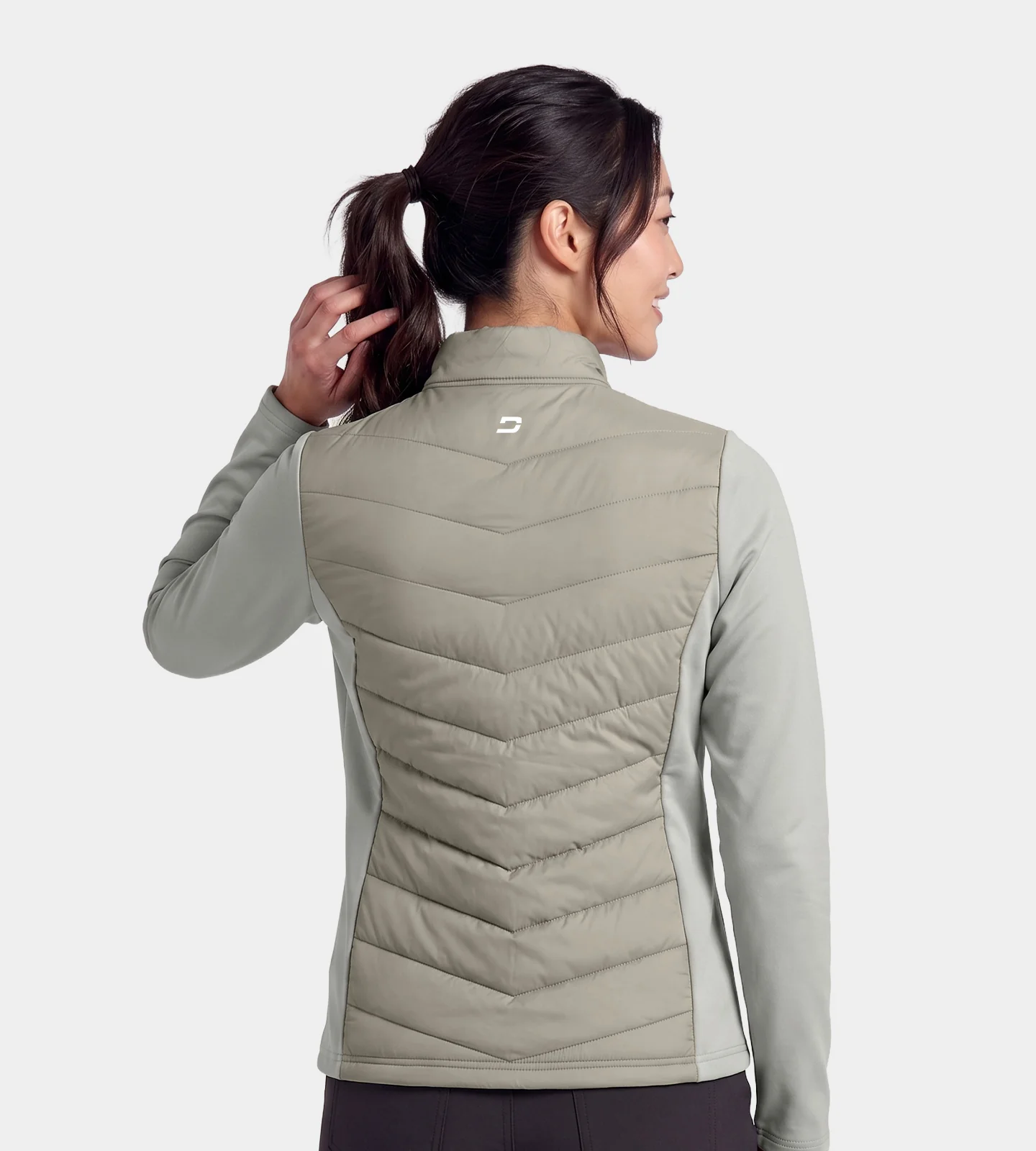 LADIES PANAMA JACKET - GREY - Image 2