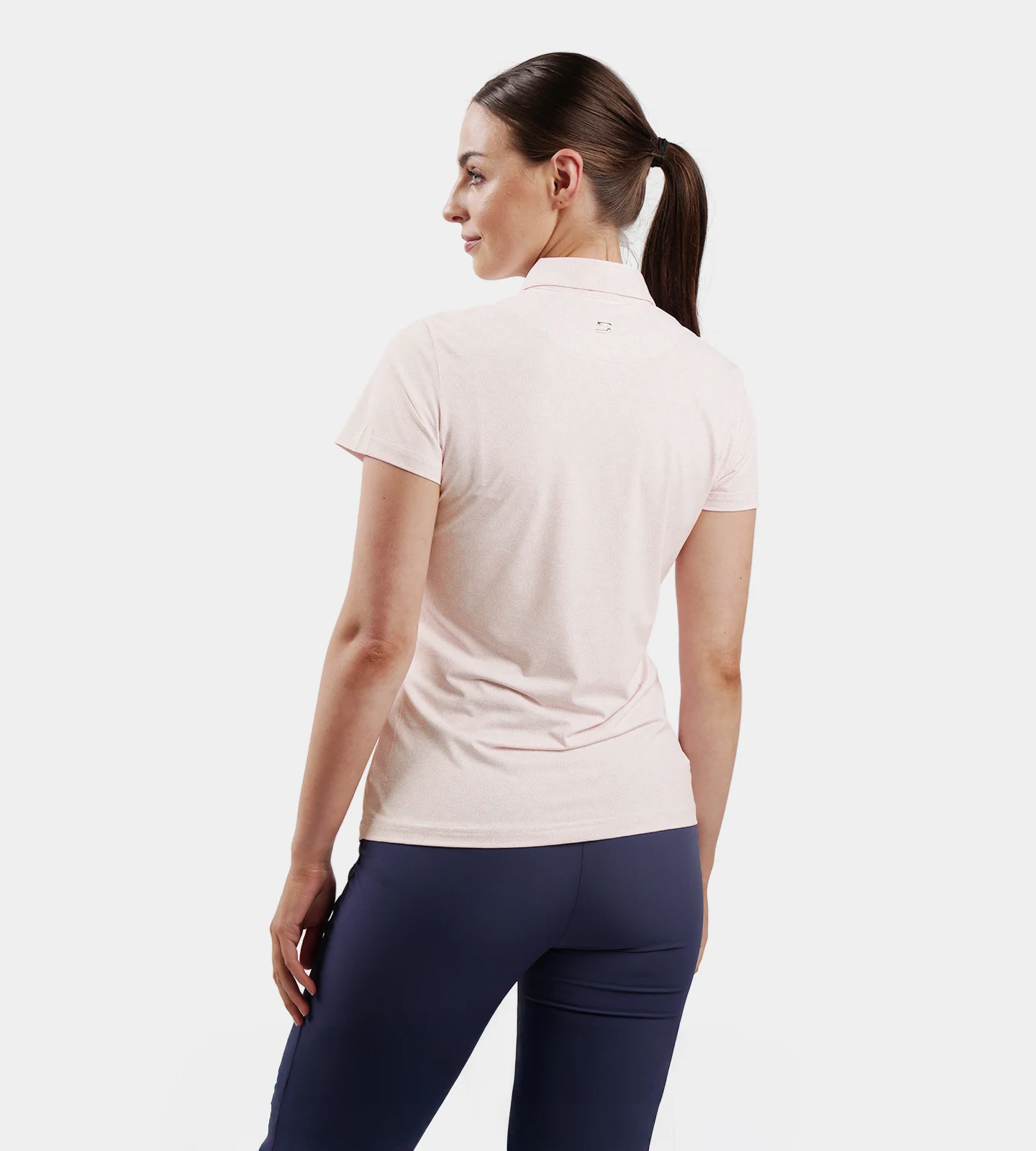 LADIES PETAL POLO - BLUSH - Image 2