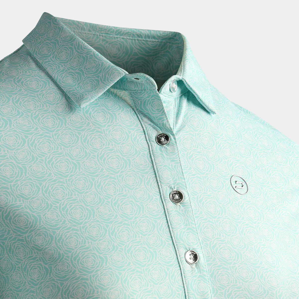 LADIES PETAL POLO - MINT - Image 6
