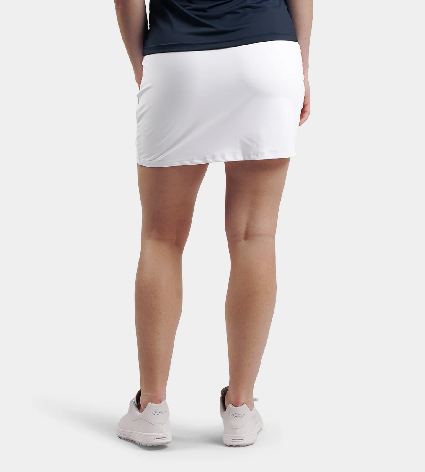 LADIES POCKET SKORTS - WHITE - Image 2