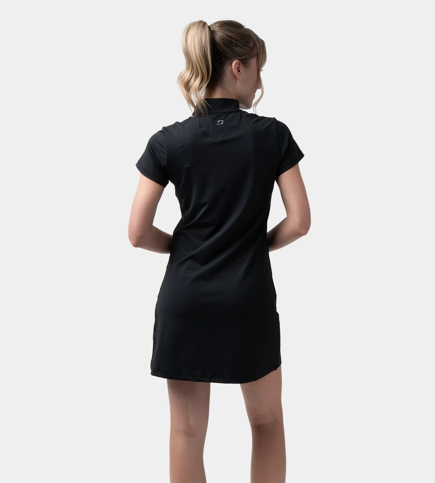 LADIES PRISM DRESS - BLACK - Image 2