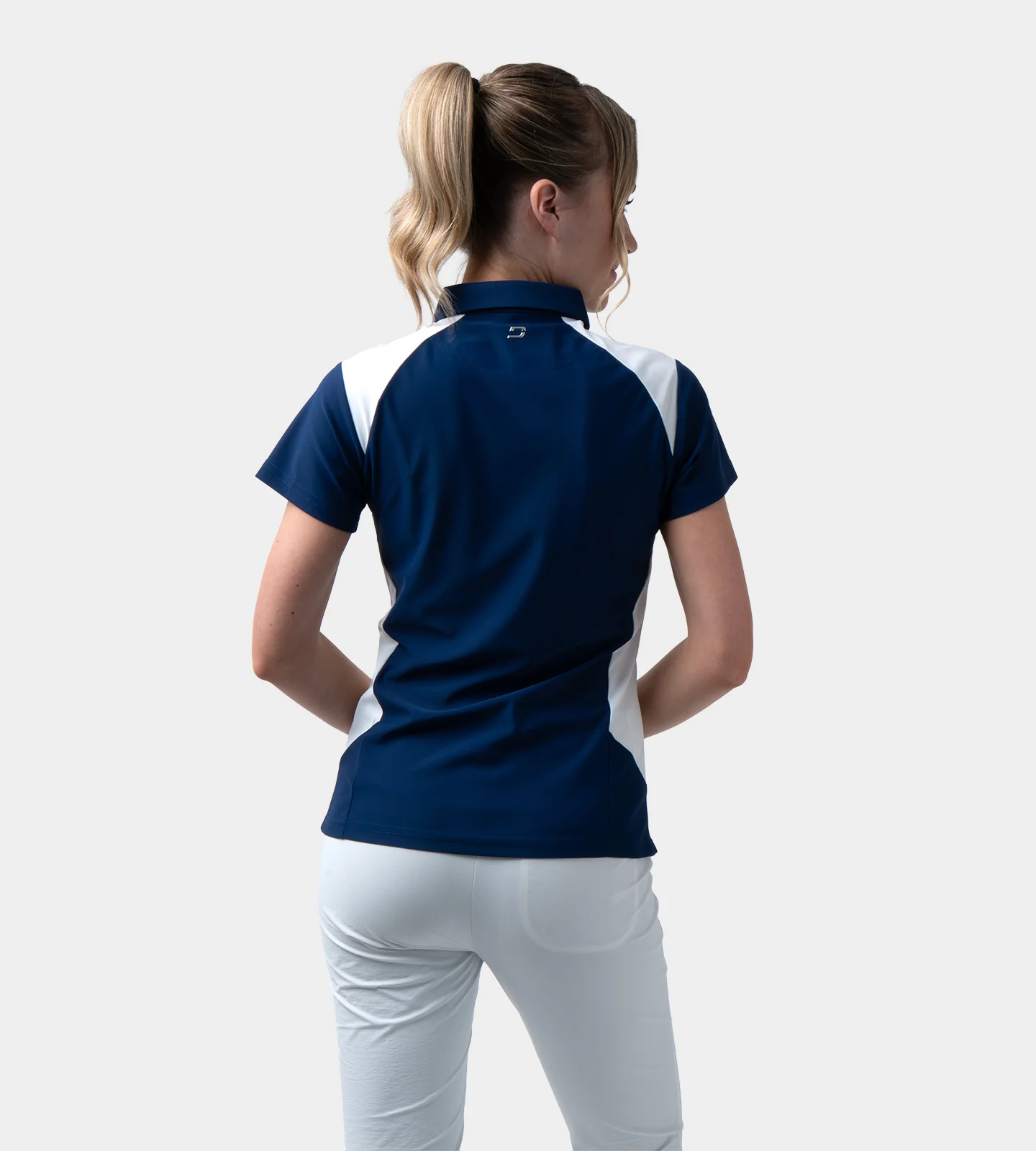 LADIES PURE POLO - NAVY - Image 3