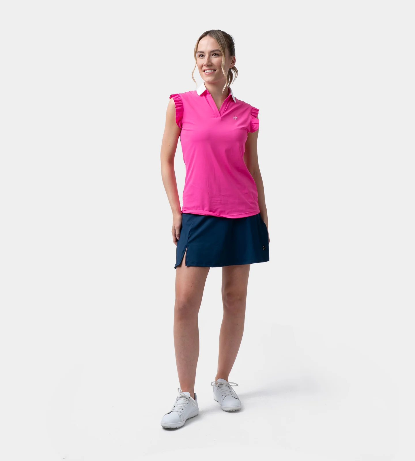LADIES SIENNA SKORTS - NAVY - Image 7