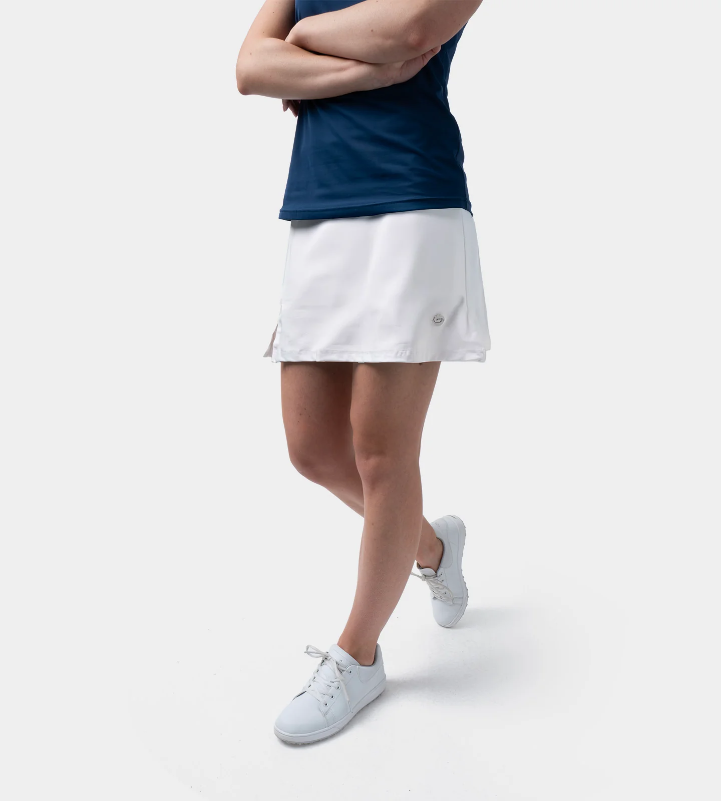 LADIES SIENNA SKORTS - WHITE - Image 3