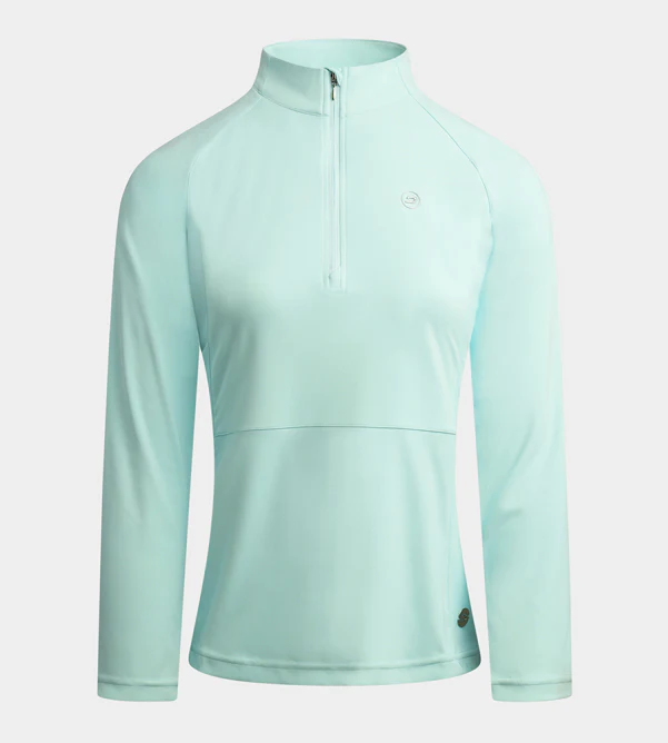 LADIES SPLIT HEM MIDLAYER - MINT - Image 4