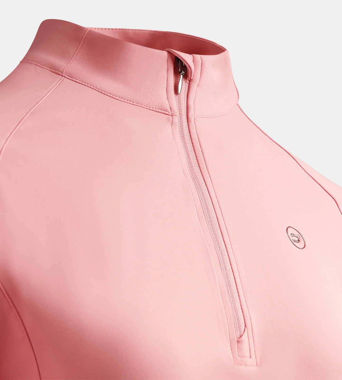 LADIES SPLIT HEM MIDLAYER - PINK - Image 6