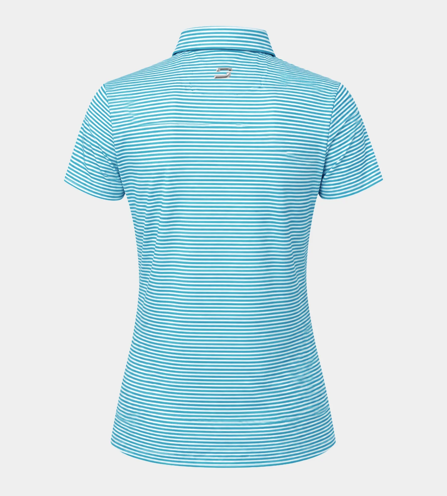 LADIES SPRING POLO - BLUE - Image 5