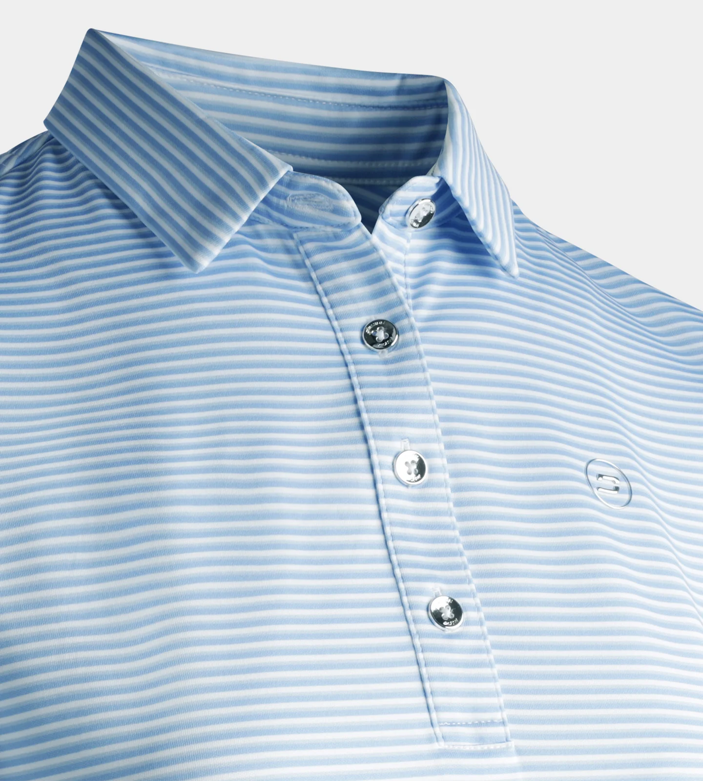 LADIES SPRING POLO - TEAL - Image 6