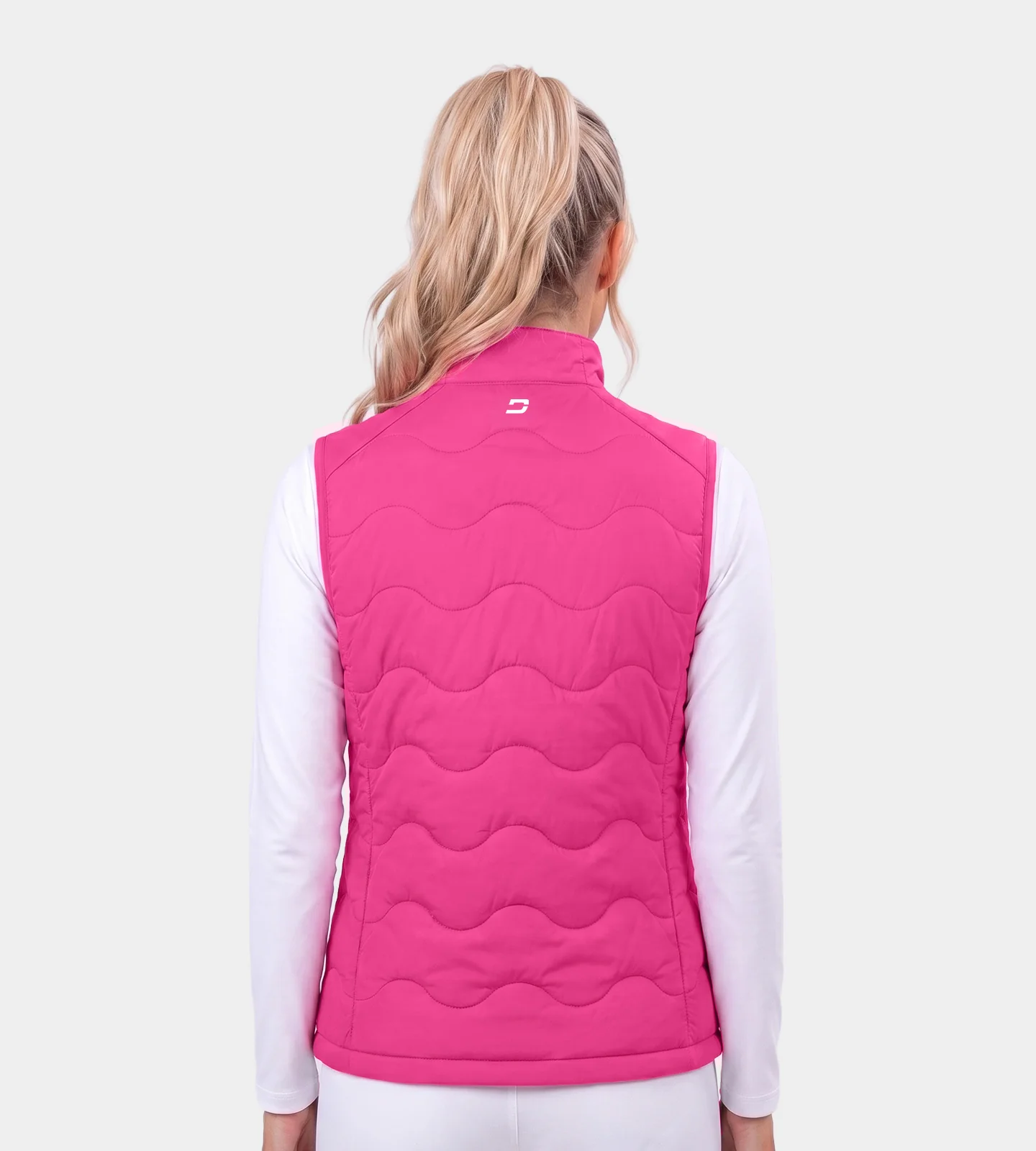 LADIES TECH GILET - BRIGHT PINK - Image 2