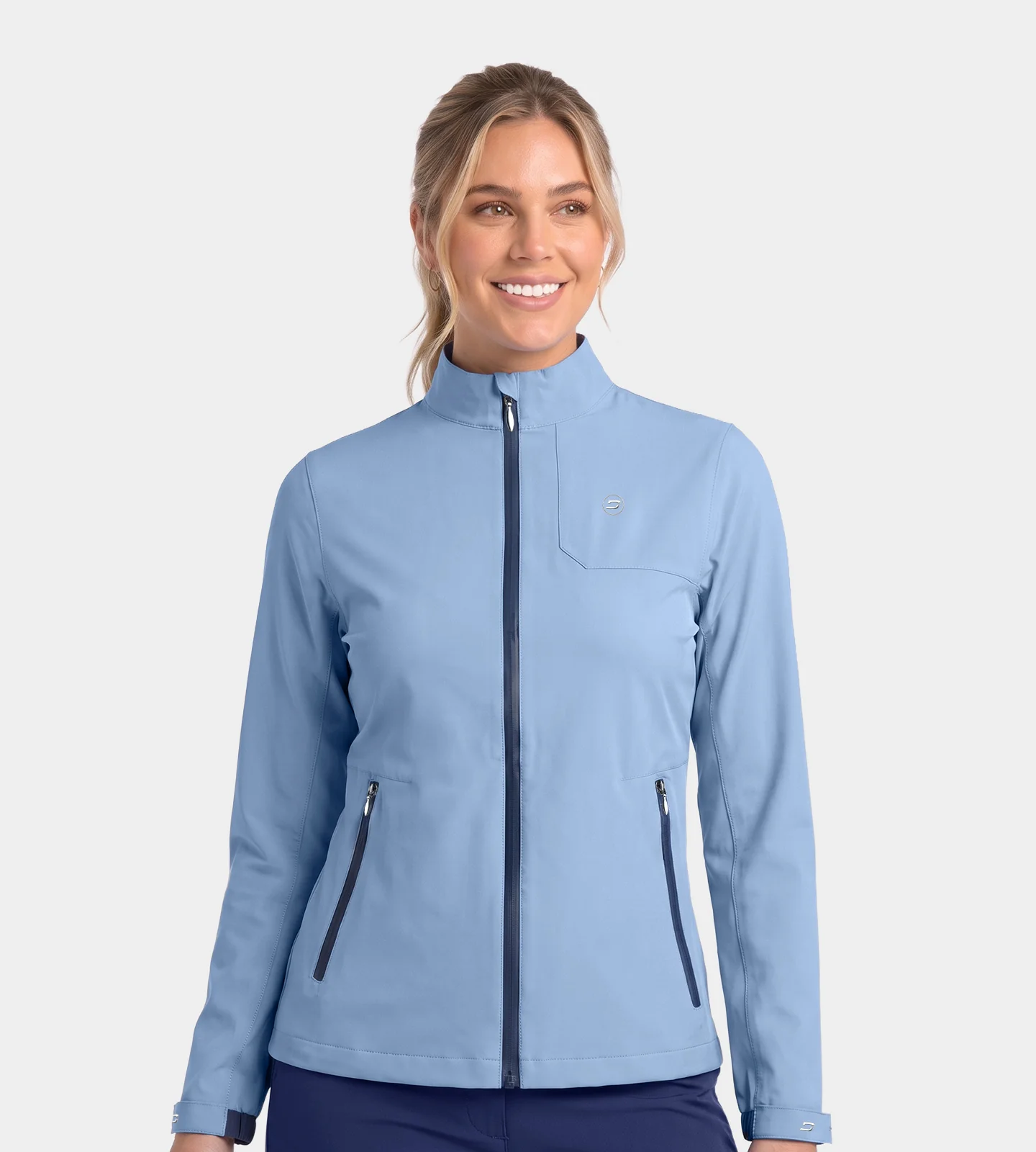 LADIES VENUS RAIN JACKET - BLUE