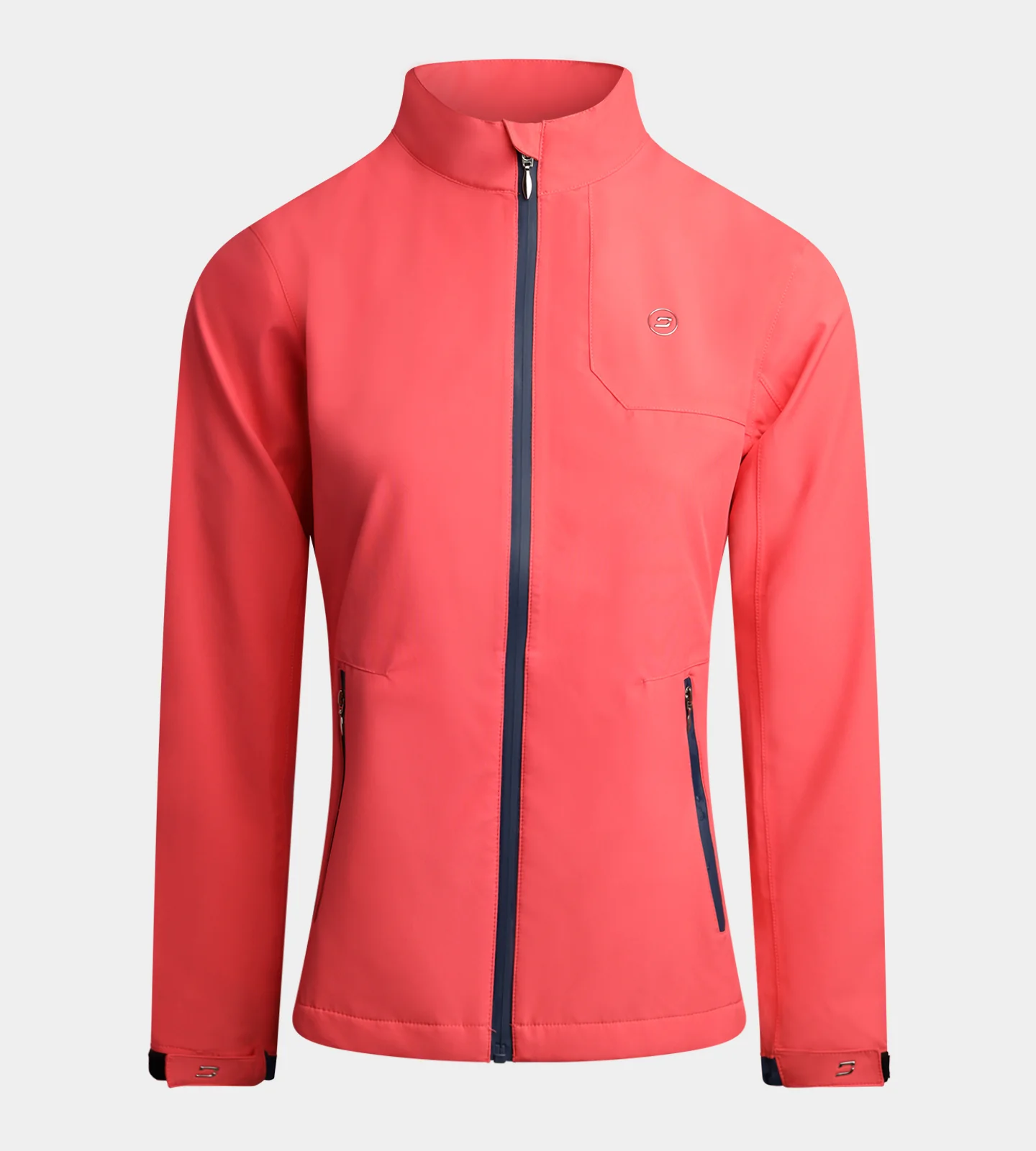 LADIES VENUS RAIN JACKET - CORAL - Image 3