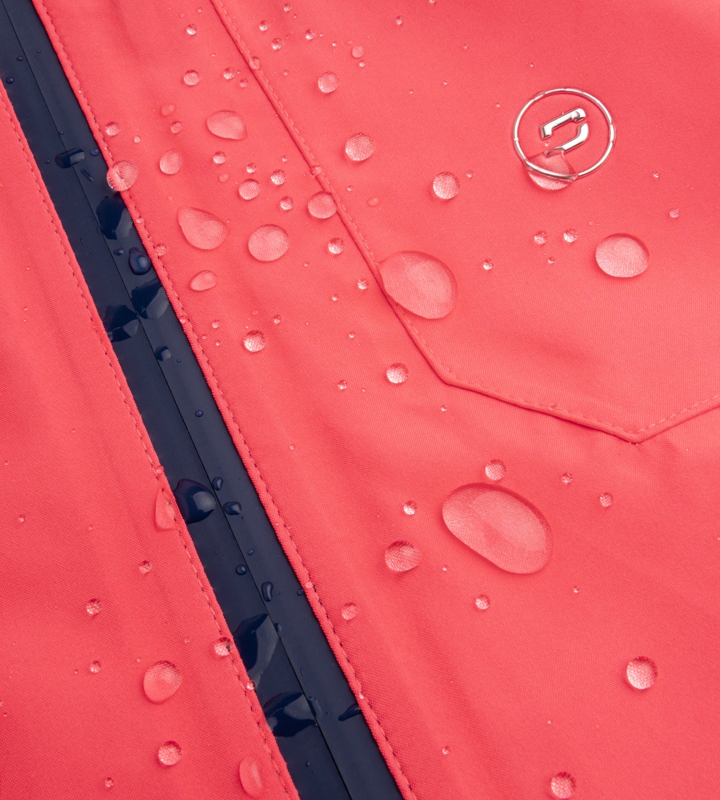 LADIES VENUS RAIN JACKET - CORAL - Image 6