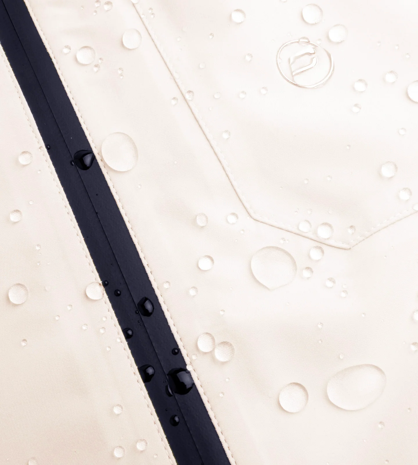 LADIES VENUS RAIN JACKET - WHITE - Image 6