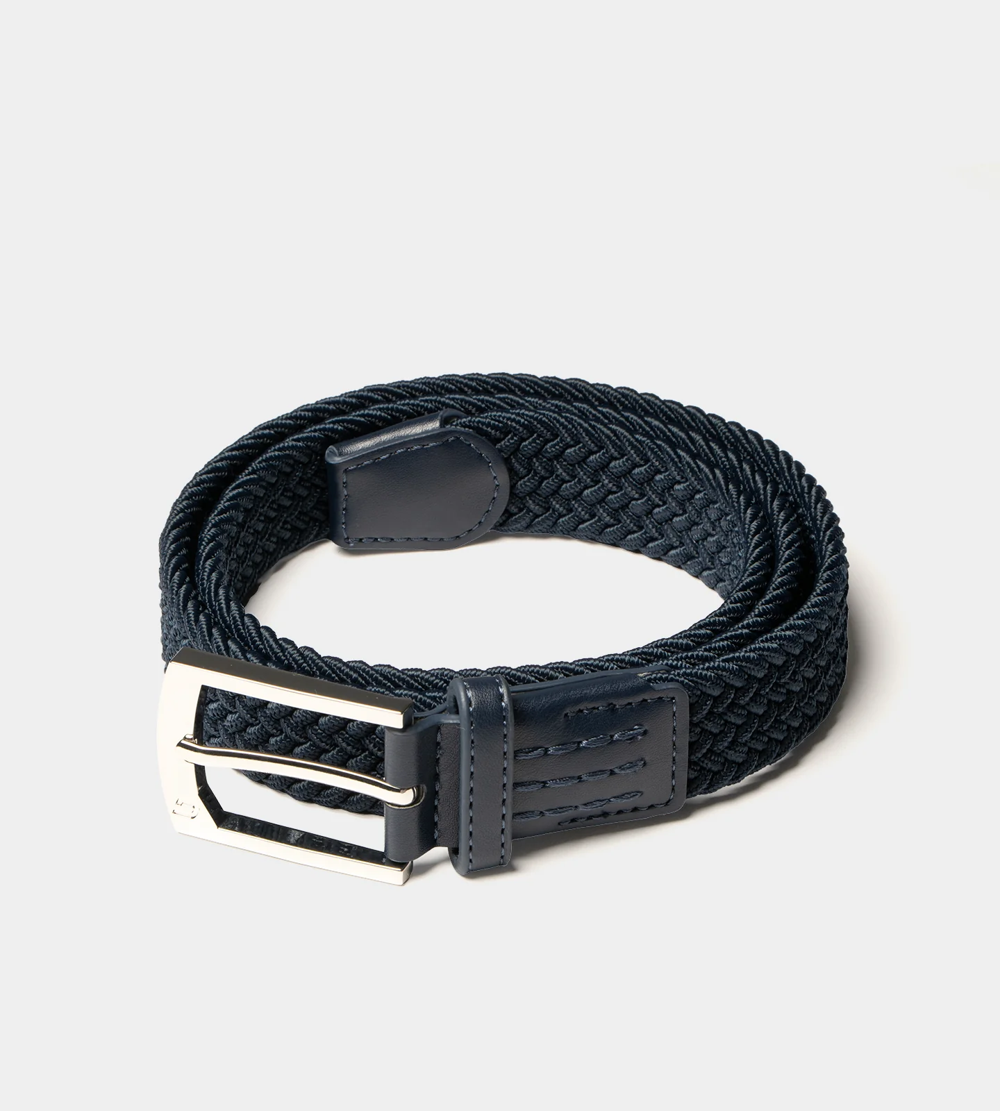 LADIES WEBBED BELT ONE SIZE - NAVY