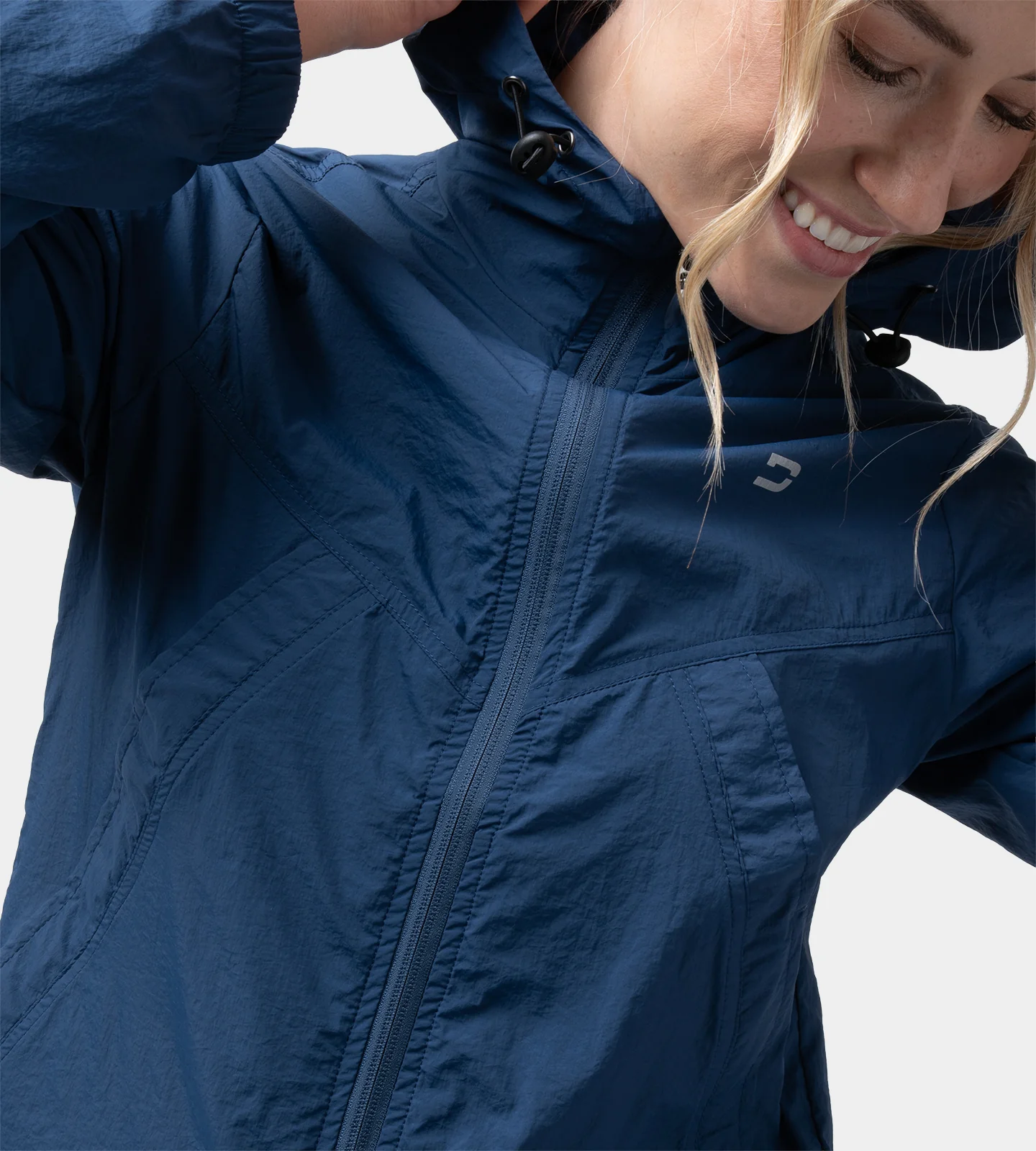LADIES WIND GUARD JACKET - NAVY - Image 3