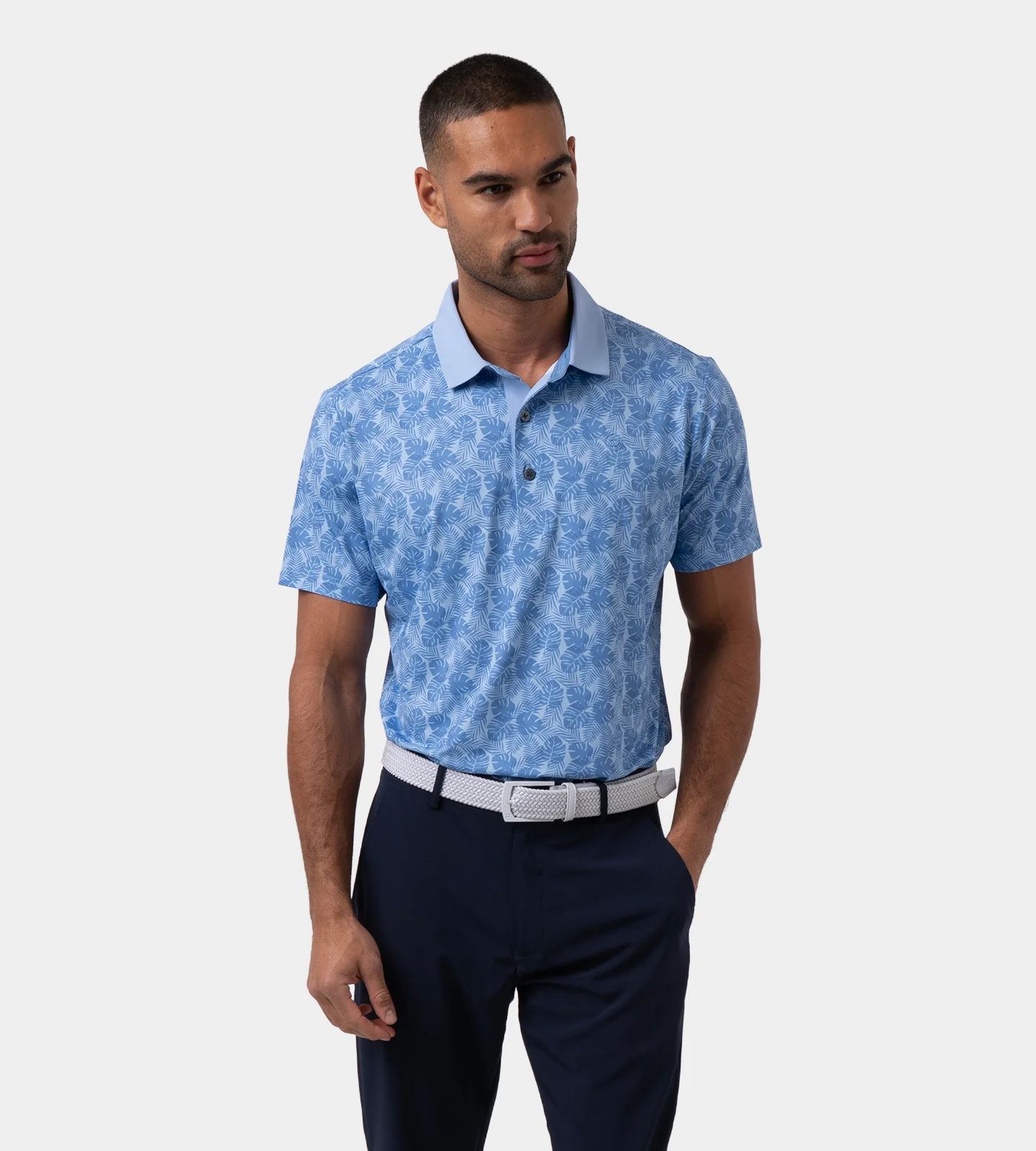 LEAVES POLO - BLUE - Image 2