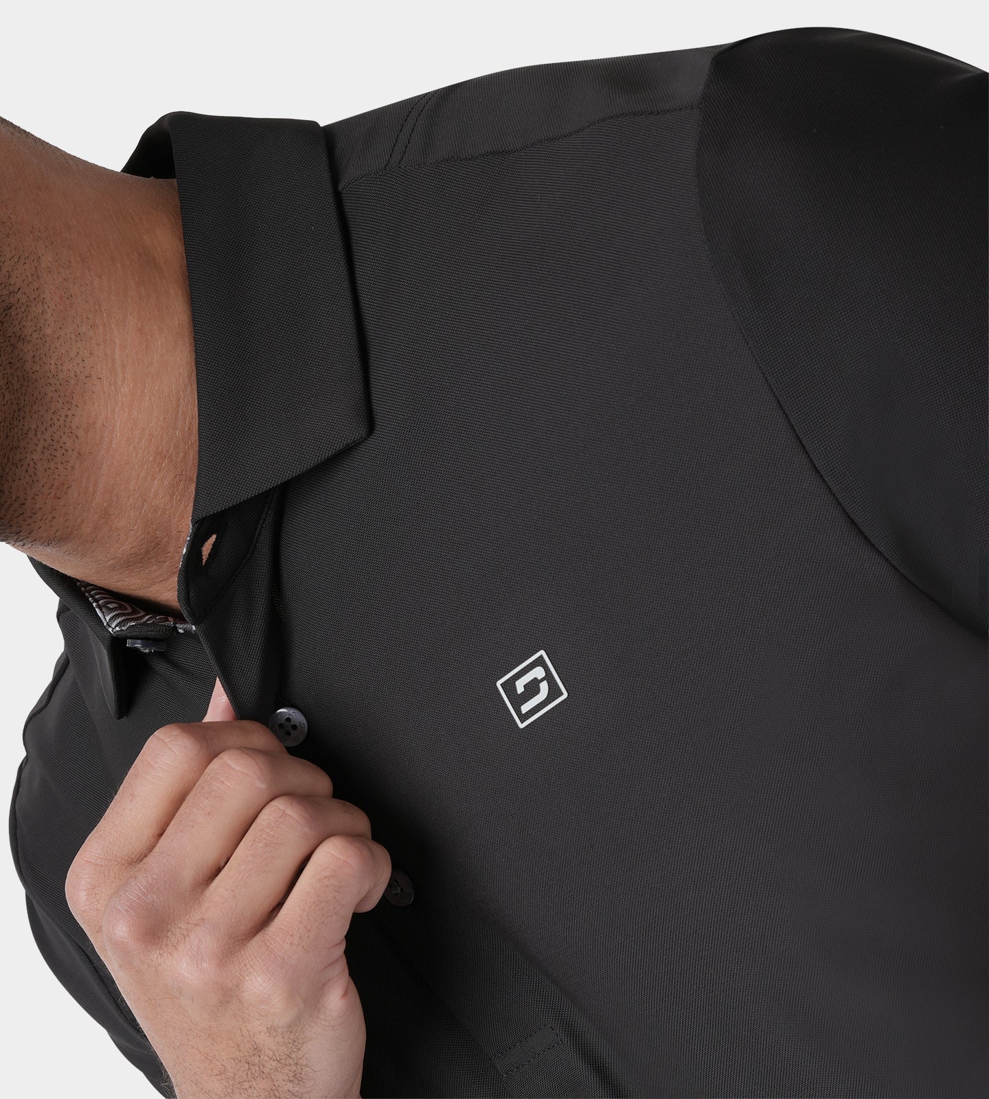 LINKS EDITION POLO - BLACK - Image 7
