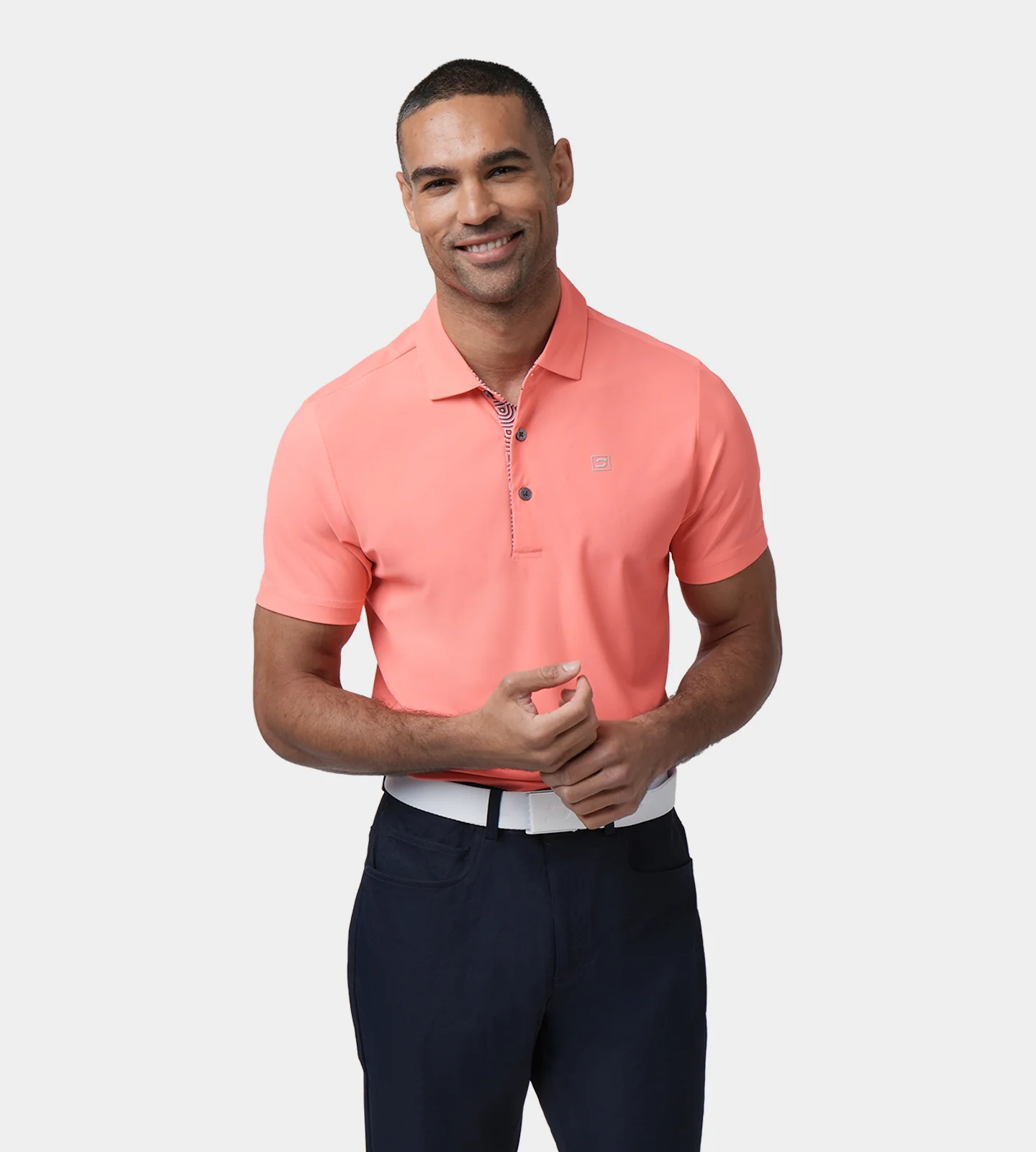 LINKS EDITION POLO - CORAL - Image 3
