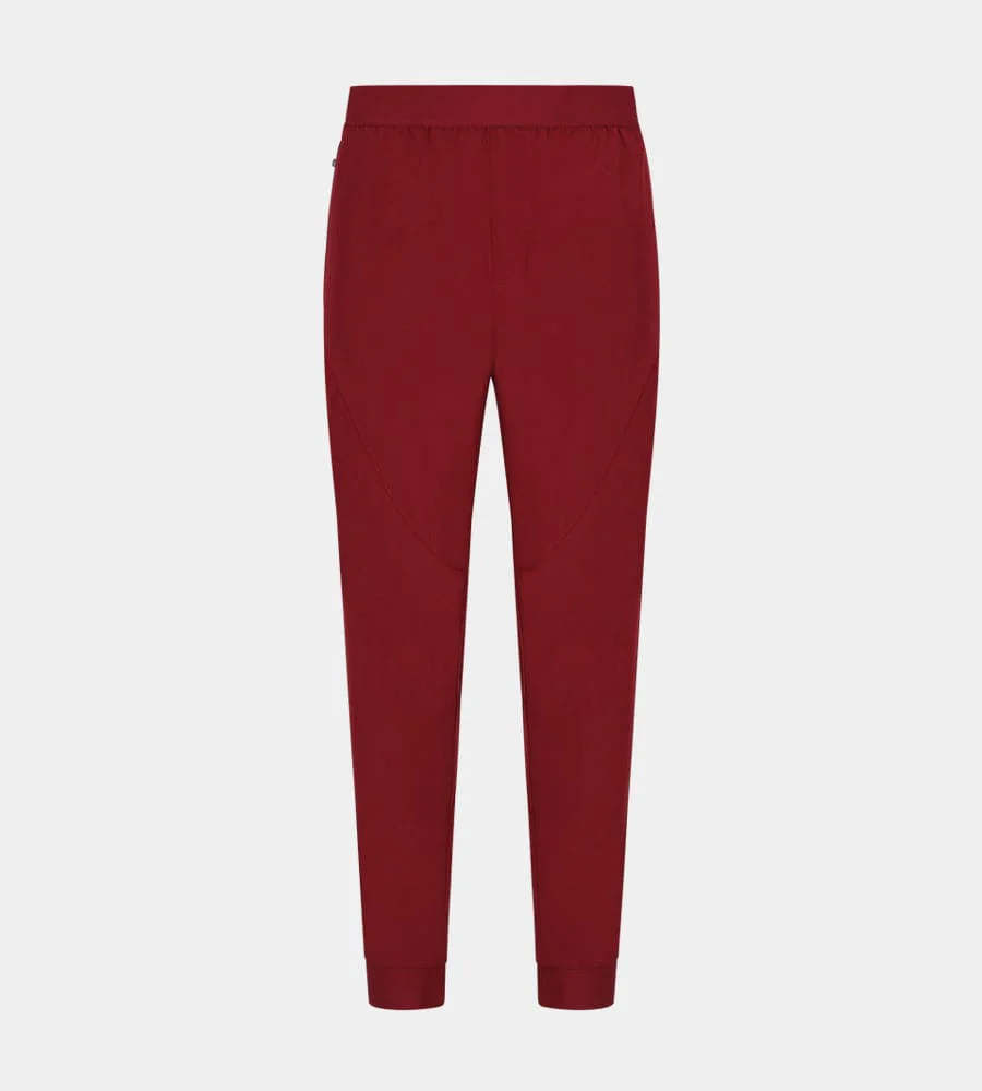 LUXE GOLF JOGGERS - BURGUNDY - Image 4