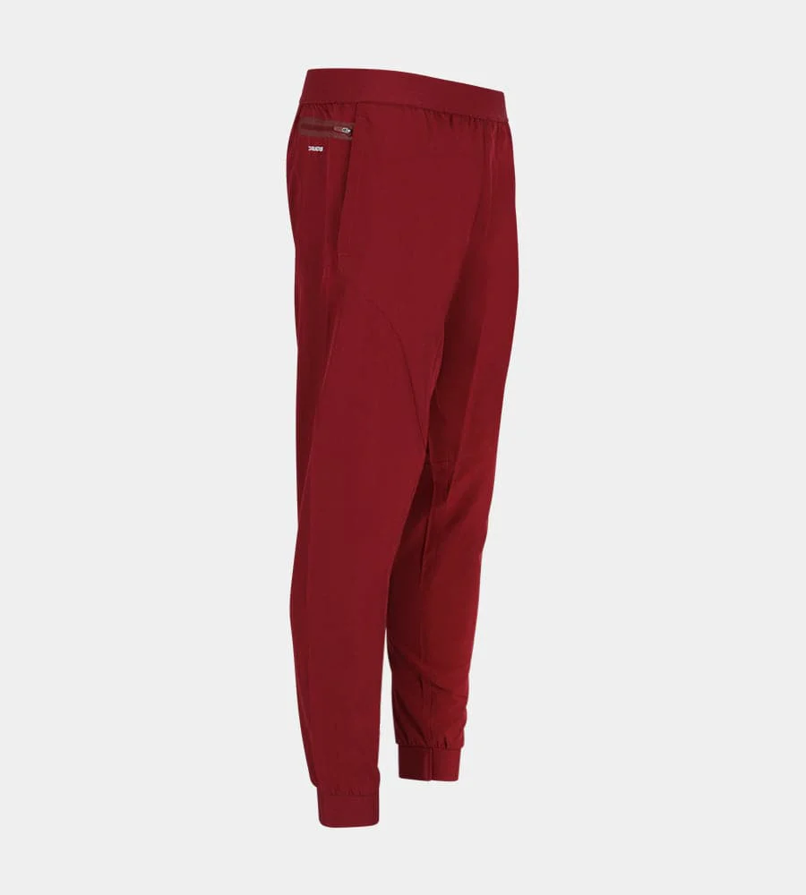 LUXE GOLF JOGGERS - BURGUNDY - Image 5