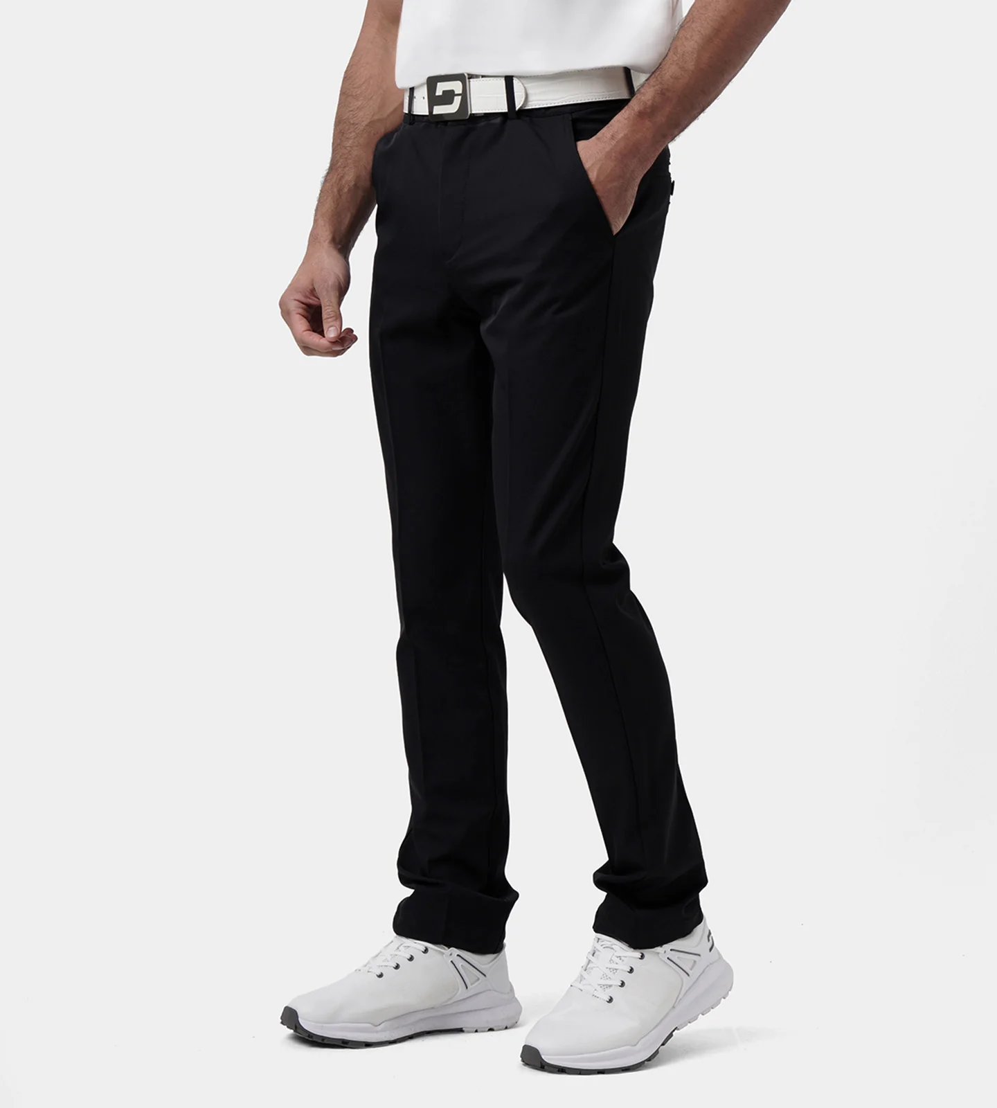 MEN'S CLIMA GOLF TROUSERS - BLACK - Image 4