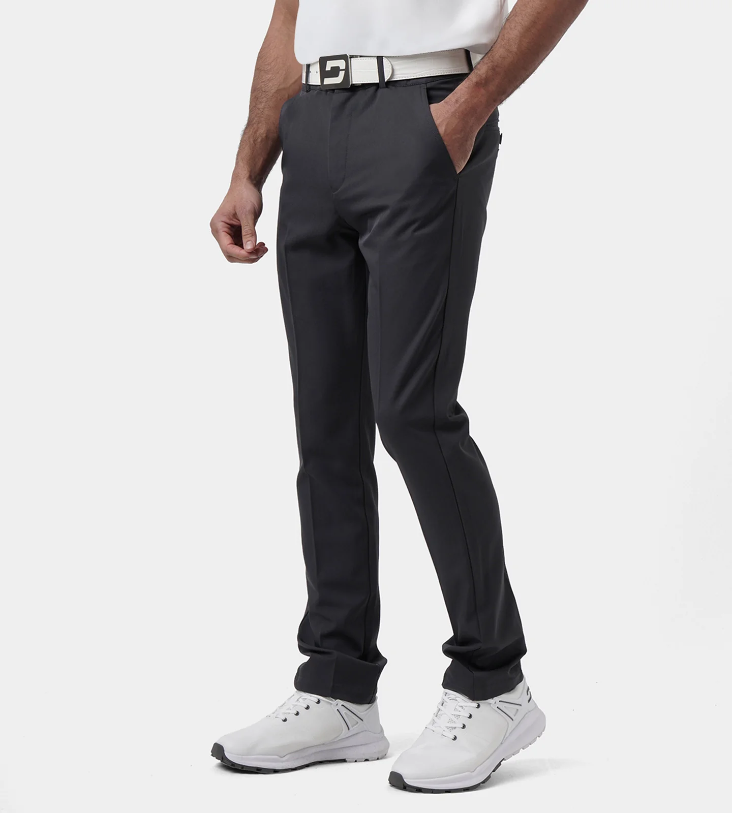 MEN'S CLIMA GOLF TROUSERS - CHARCOAL - Image 4