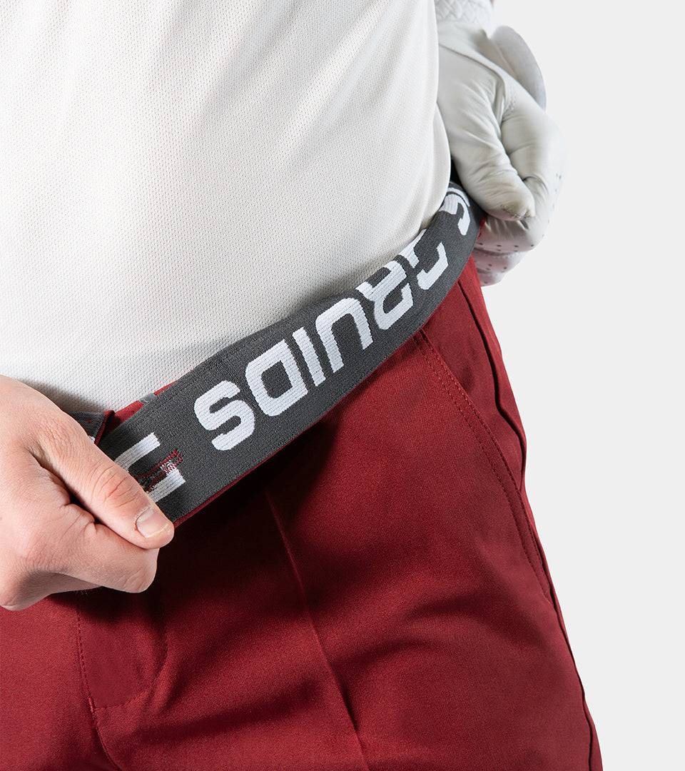 MEN'S GOLF JOGGERS - BURGUNDY - Image 5