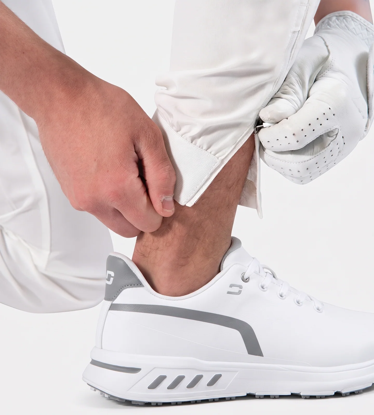 MEN'S GOLF JOGGERS - WHITE - Image 10