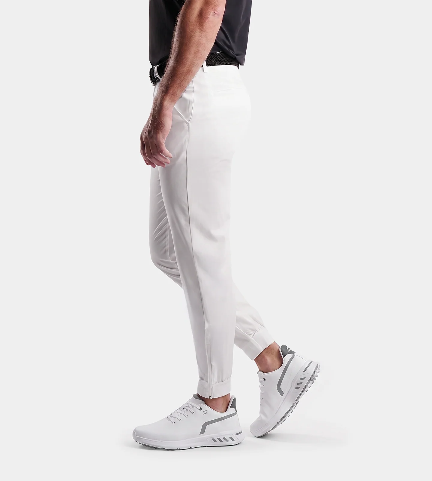MEN'S GOLF JOGGERS - WHITE - Image 3