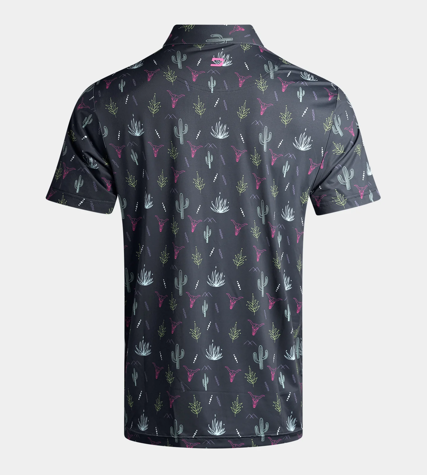 NEON DESERT POLO - BLACK - Image 3