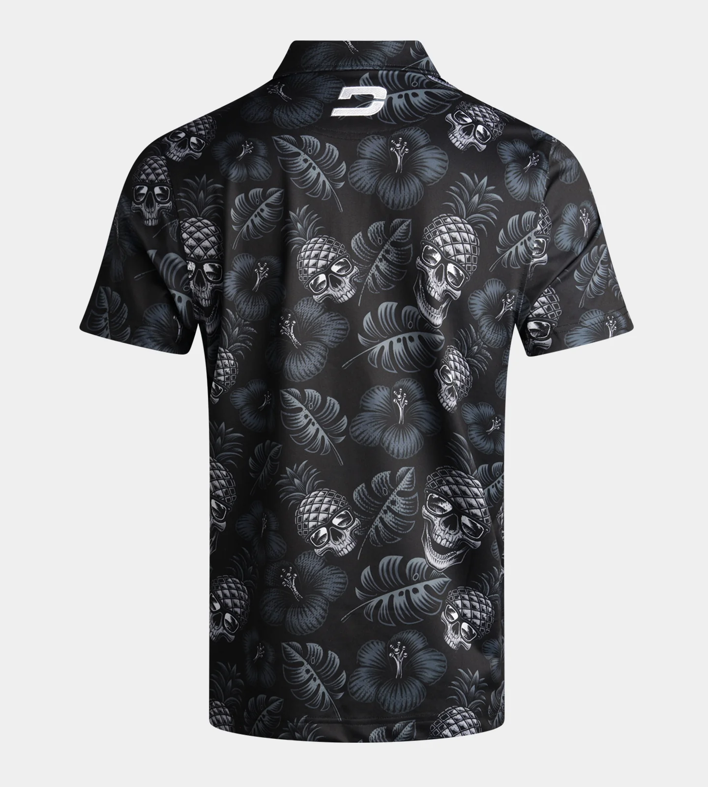PINEAPPLE SKULLZ 2.0 POLO - BLACK - Image 3