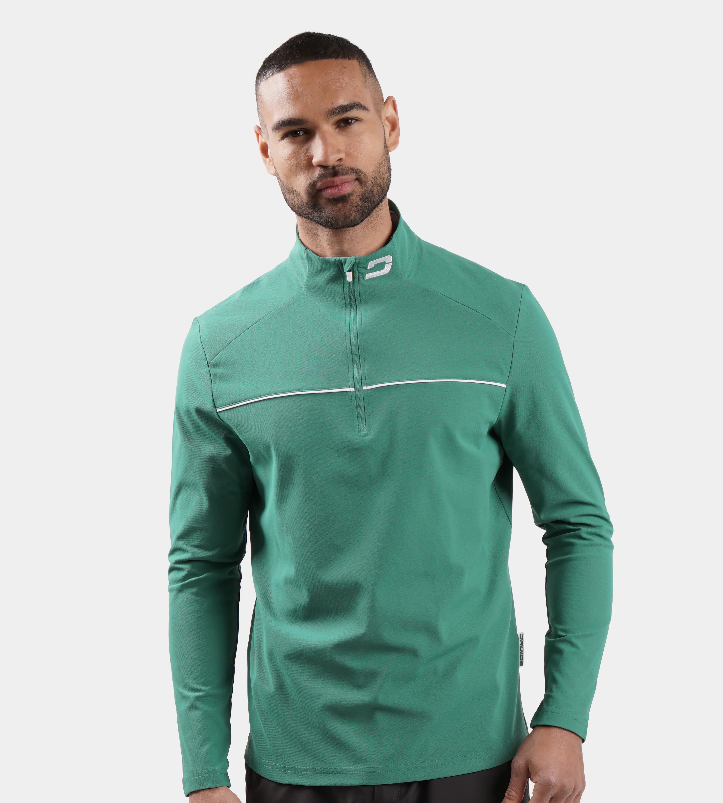PIQUE MIDLAYER - GREEN - Image 2
