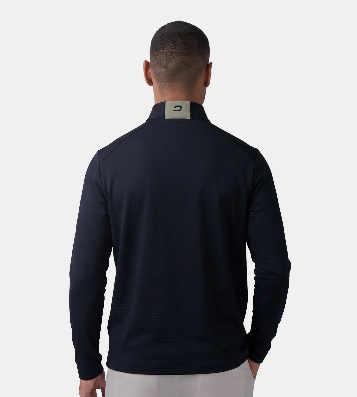 RIBBED PINE MIDLAYER - BLACK - Image 4