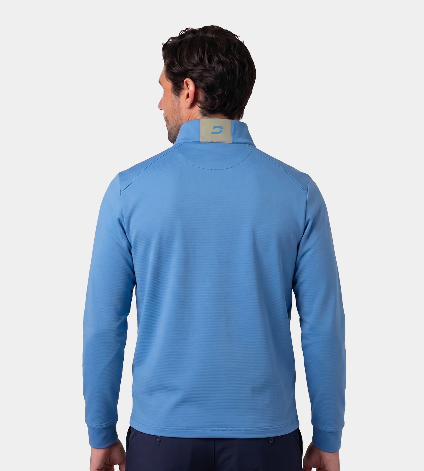 RIBBED PINE MIDLAYER - BLUE - Image 4